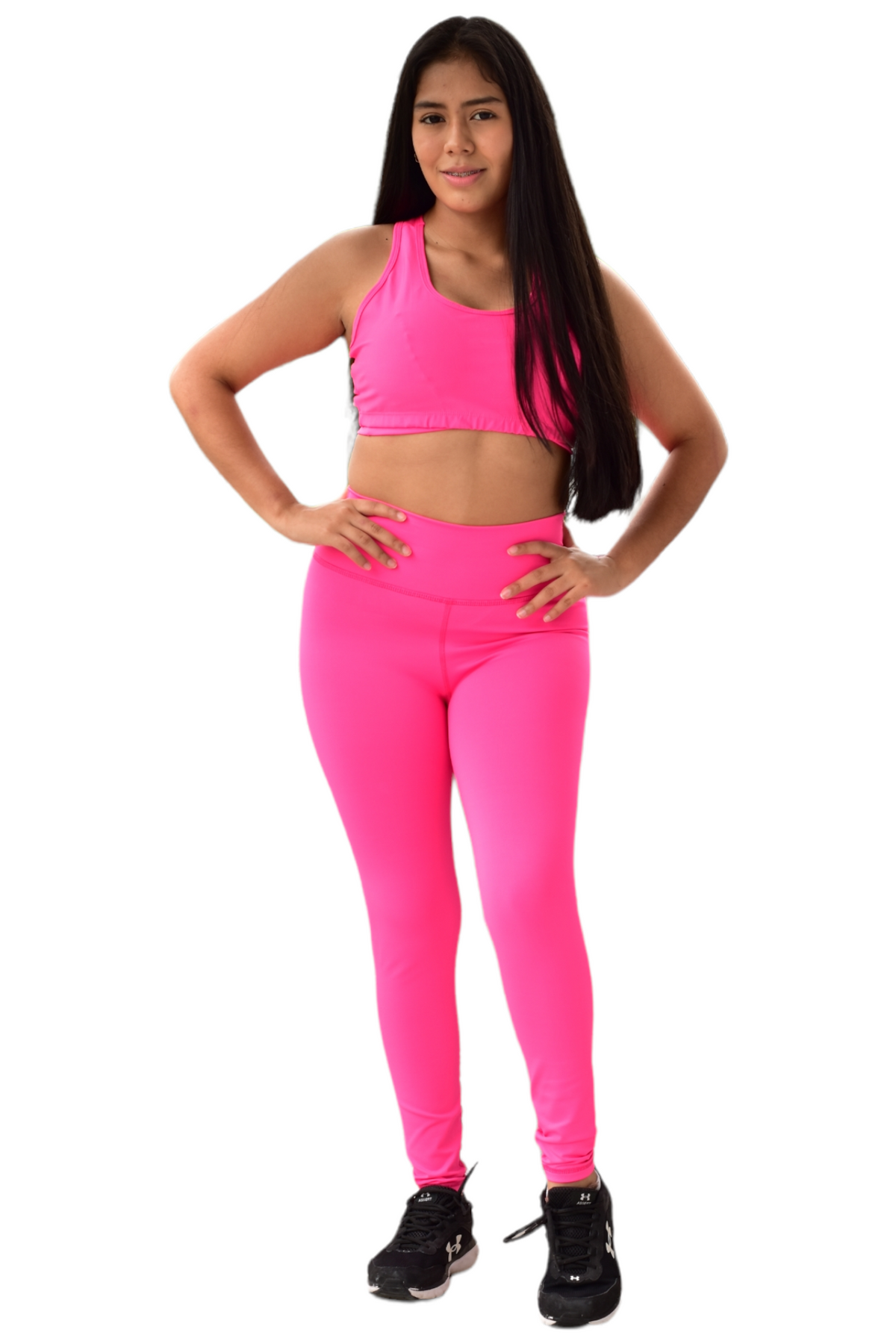 LEGGINS SET 2 PIEZAS SUPLEX FUCSIA