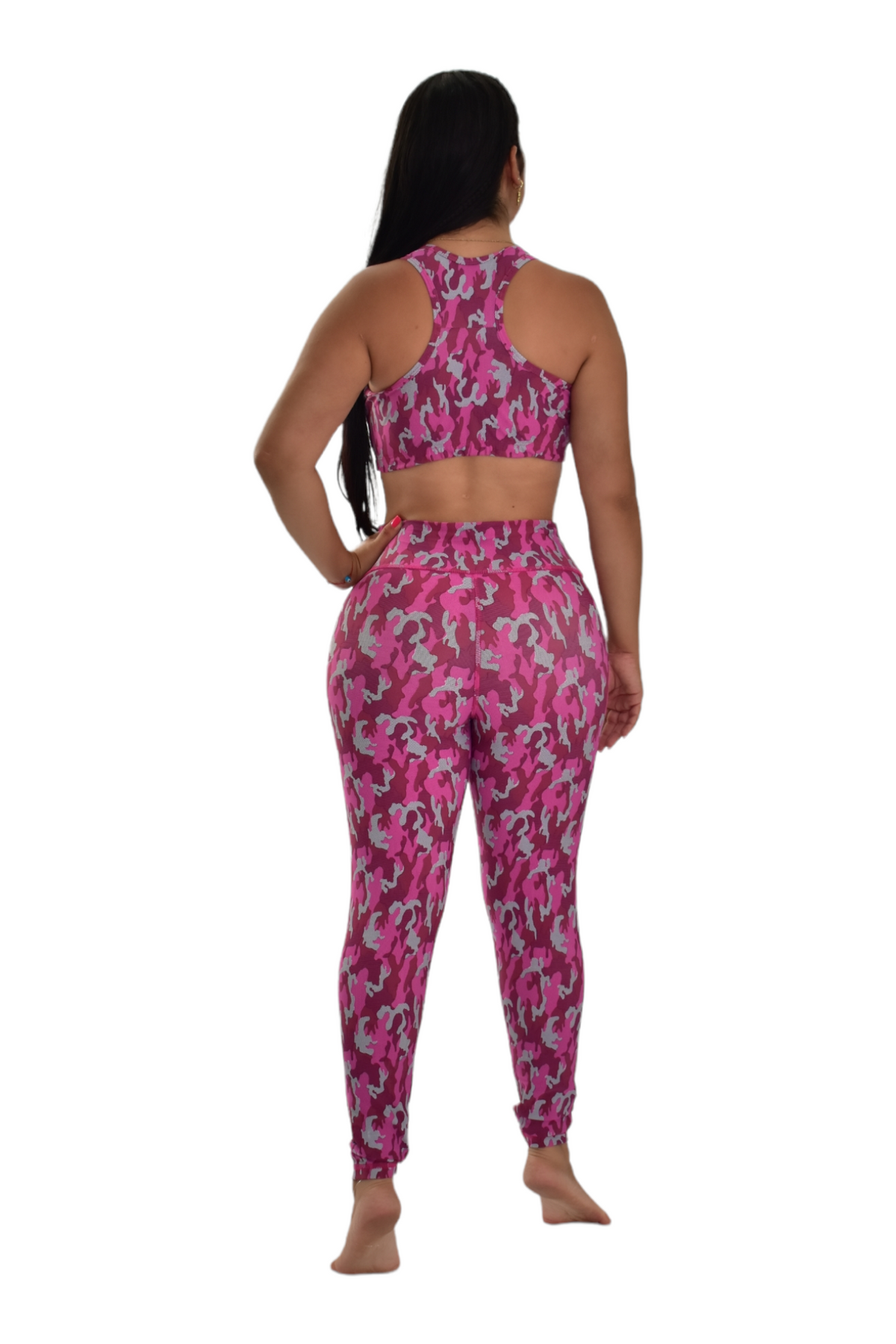 LEGGINS SET 2 PIEZAS PREMIUMTEX ROSADO MILITAR oversilvercolombia