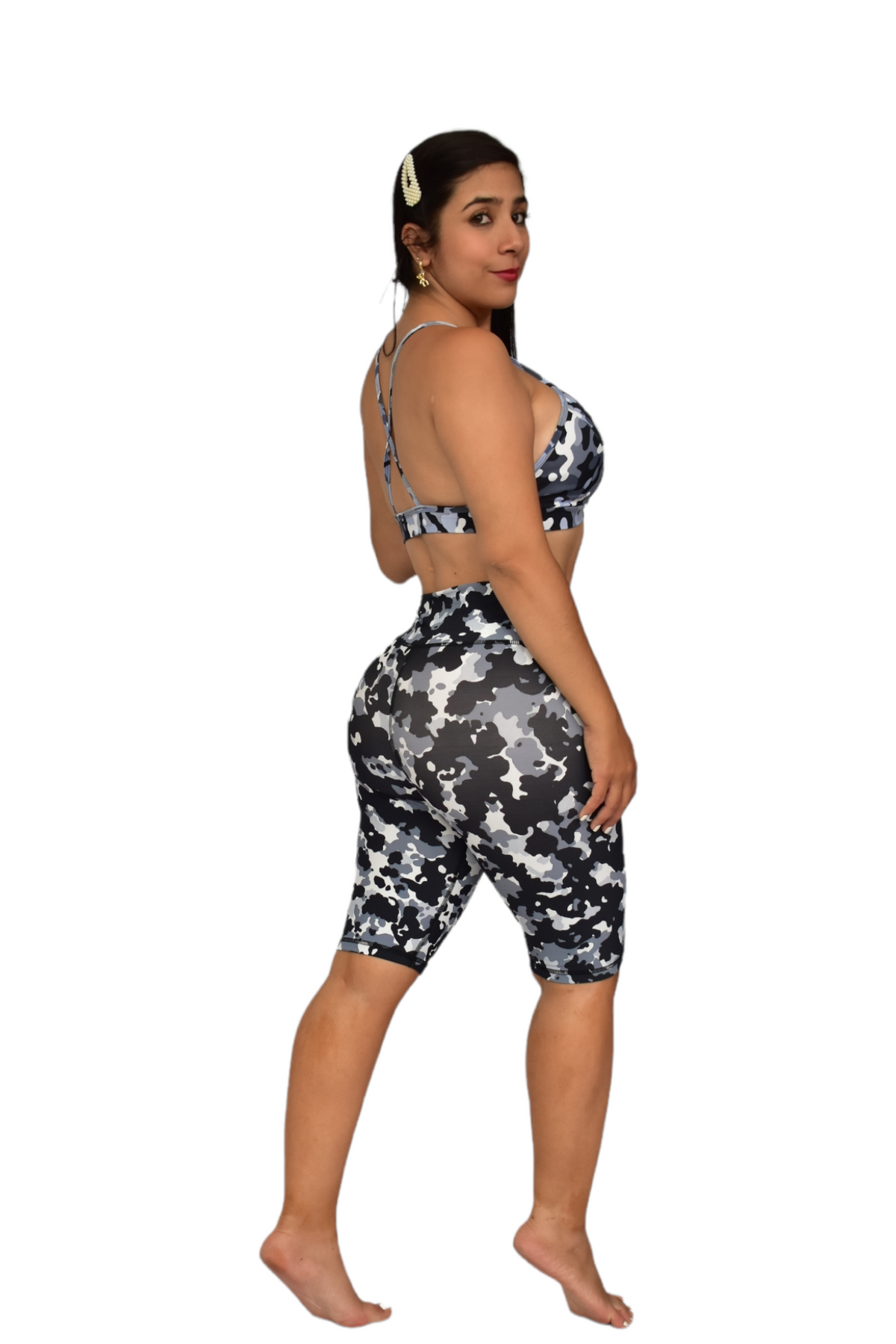 BIKER SET 2 PIEZAS PREMIUMTEX MILITAR BLANCO NEGRO oversilvercolombia