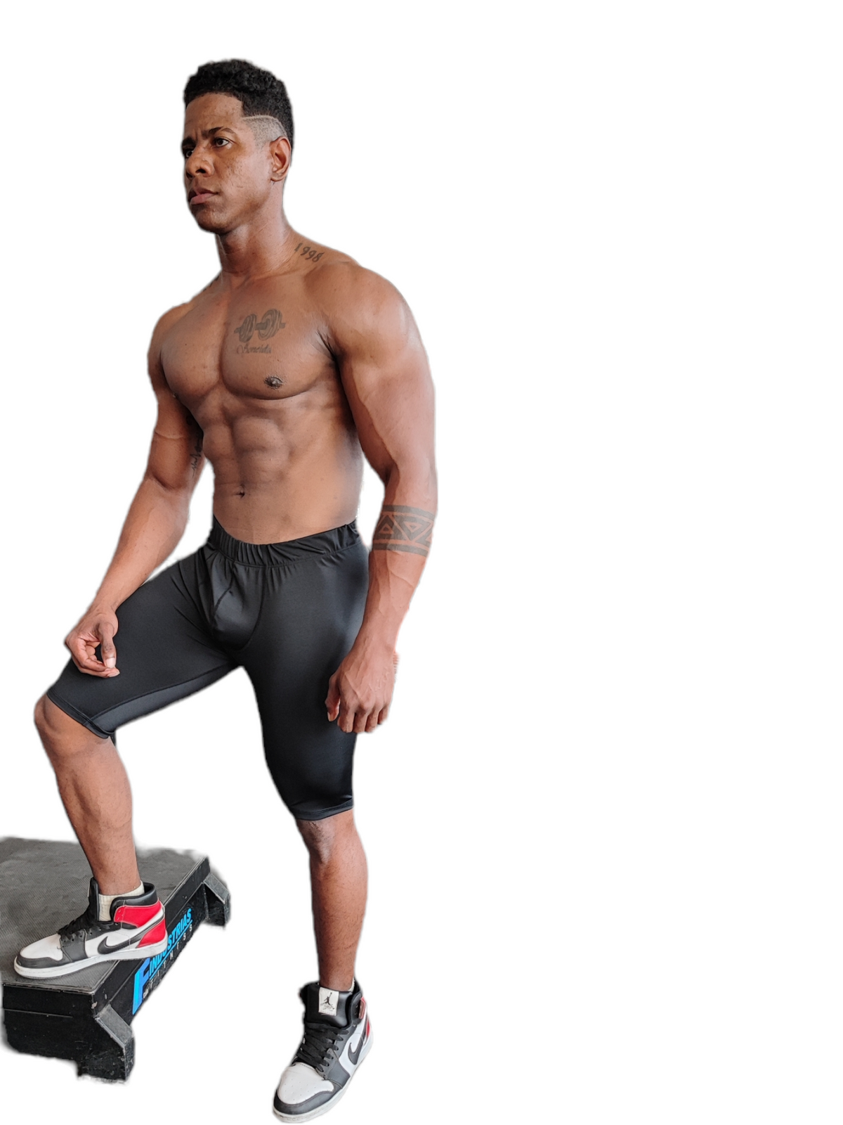 BIKER DE HOMBRE DEPORTIVA COLOR NEGRO OVERSILVER®