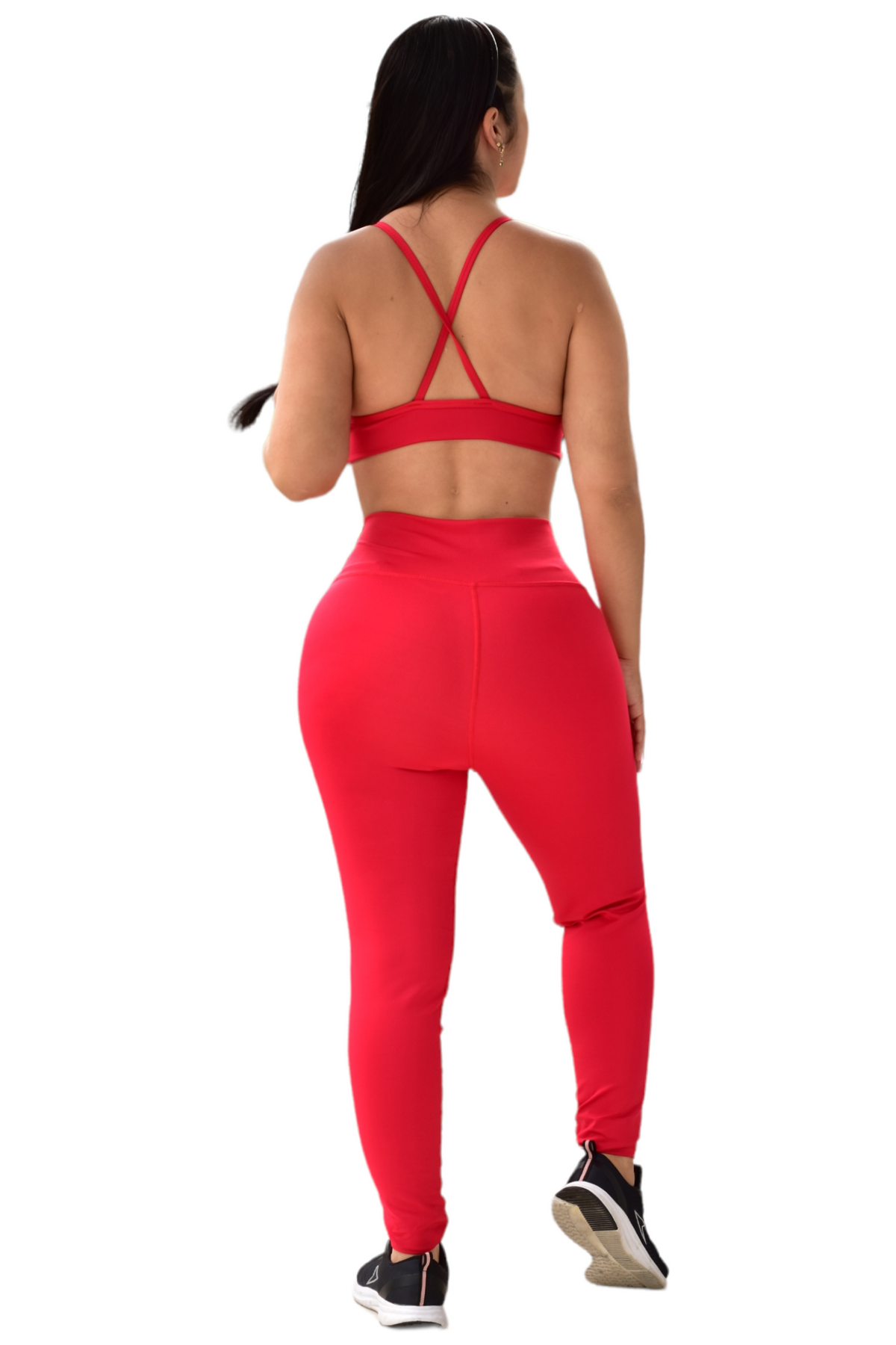 LEGGINS  SET 2 PIEZAS SUPLEX ROJO