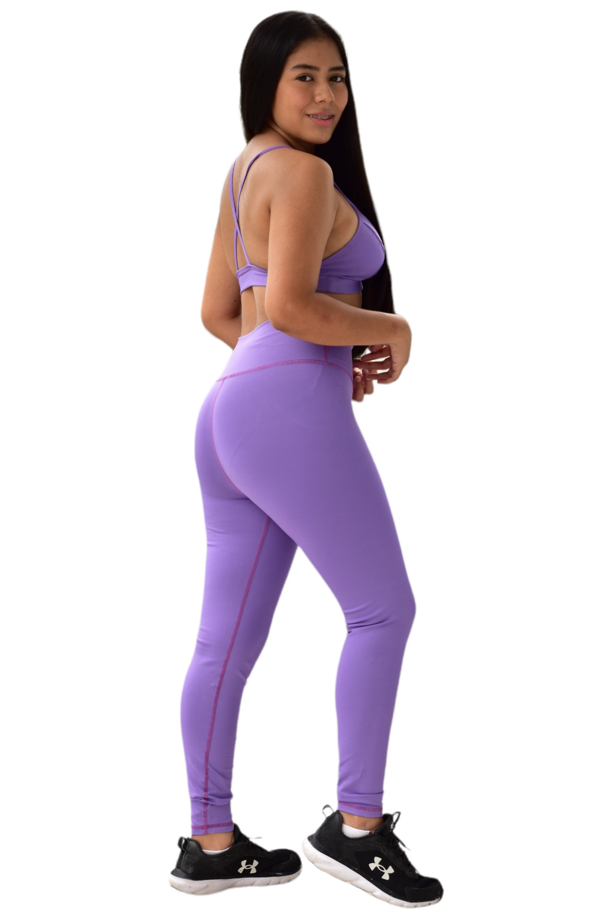 LEGGINS  SET 2 PIEZAS SUPLEX MORADO CLARO