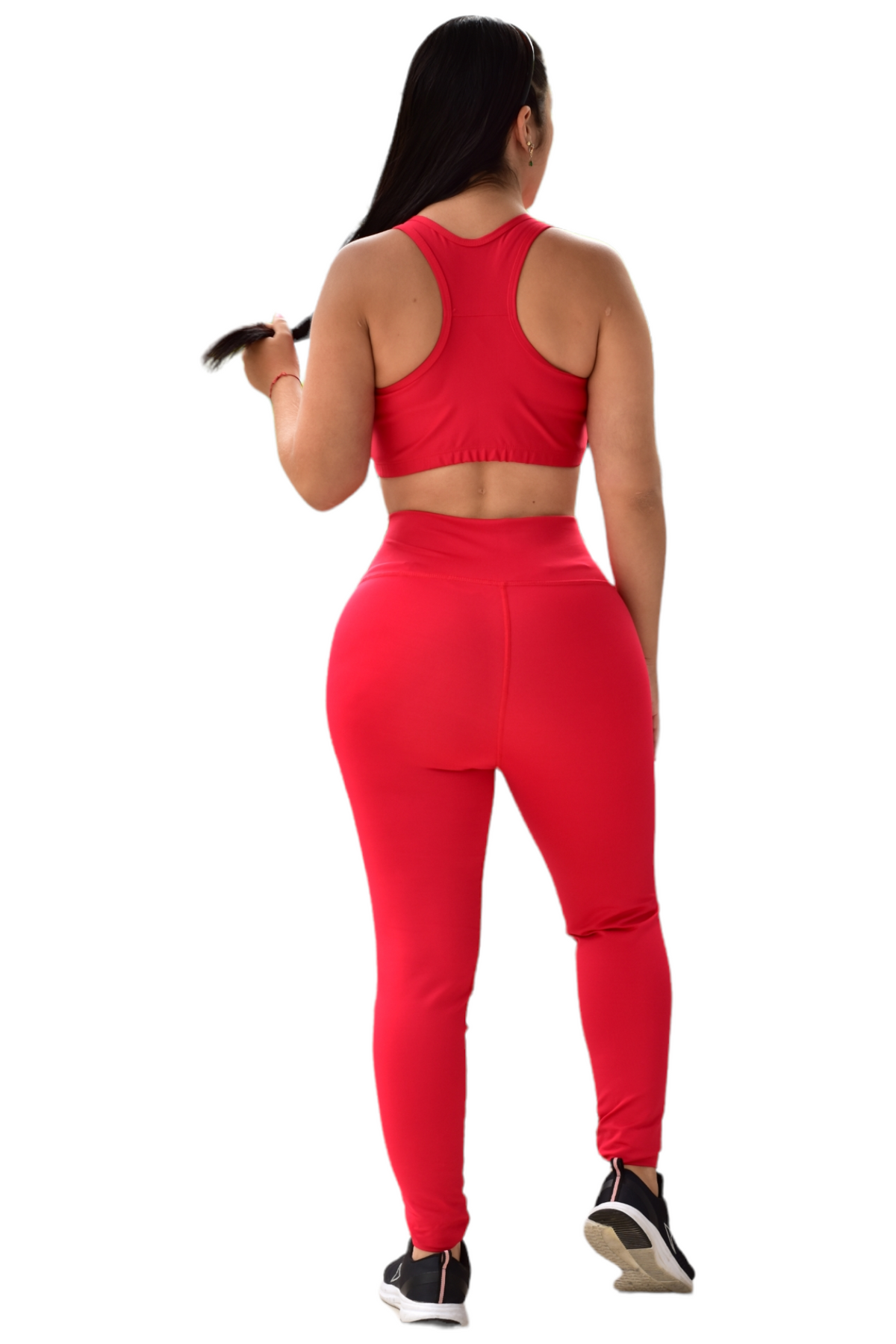 LEGGINS  SET 2 PIEZAS SUPLEX ROJO