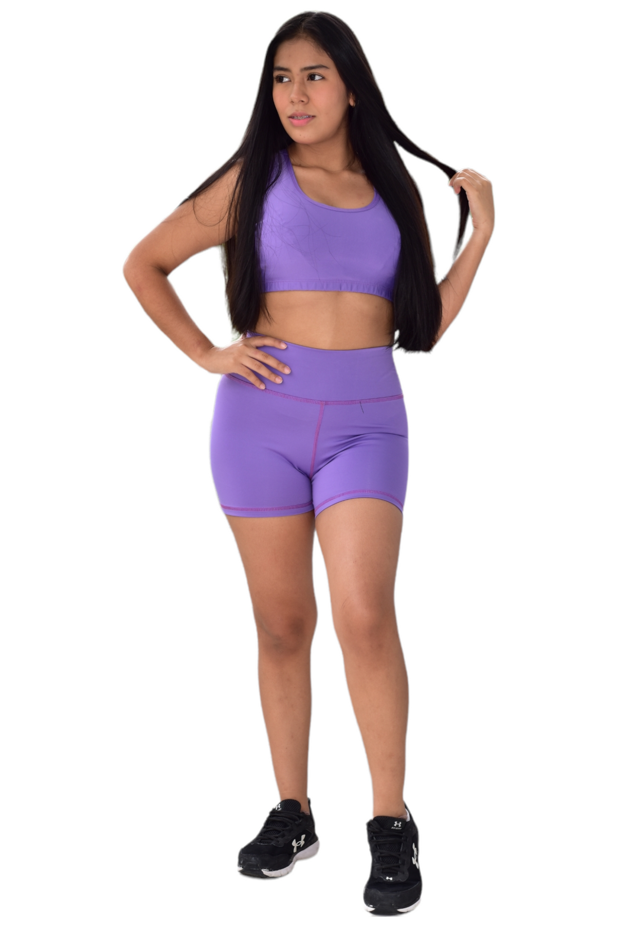 SHORT SET 2 PIEZAS SUPLEX MORADO CLARO