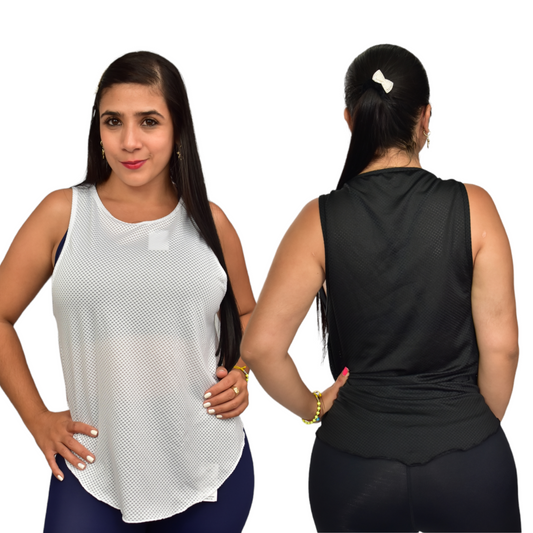 CAMISILLA  BLUSÓN MALLA TALLA UNICA OVERSILVER®