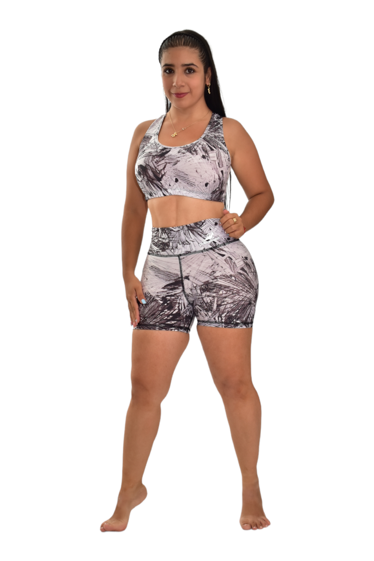 SHORT SET 2 PIEZAS PREMIUMTEX GRIS METALICO oversilvercolombia