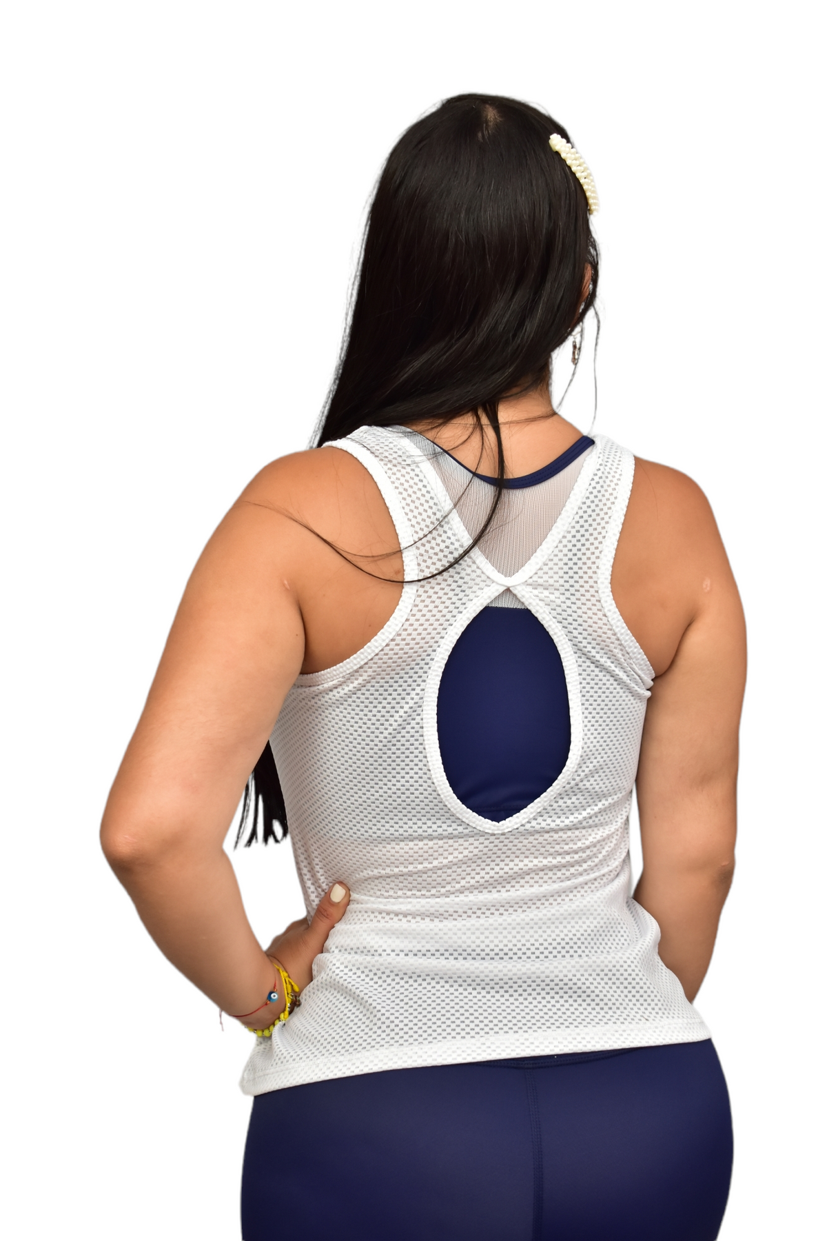 CAMISILLA ESCOTE LAGRIMA MALLA TALLA UNICA OVERSILVER®