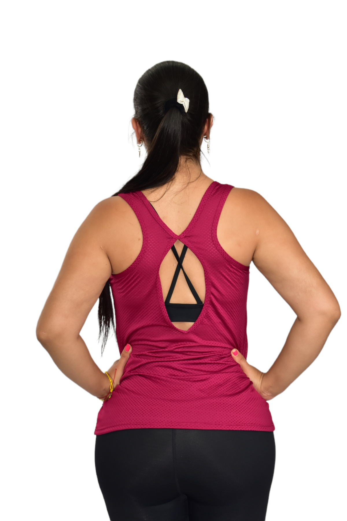 CAMISILLA ESCOTE LAGRIMA MALLA TALLA UNICA OVERSILVER®