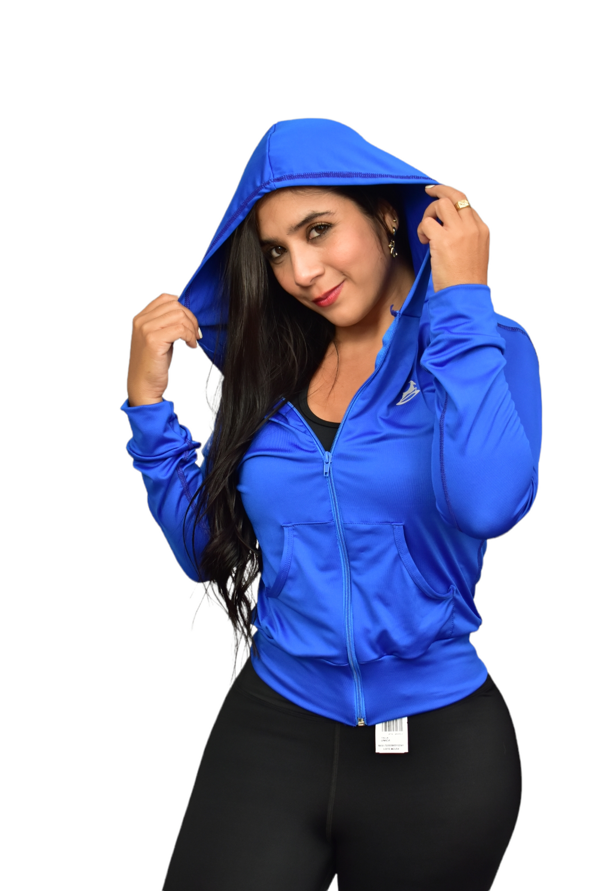 CHAQUETA DEPORTIVA DAMA LICRADA AZUL REY OVERSILVER®