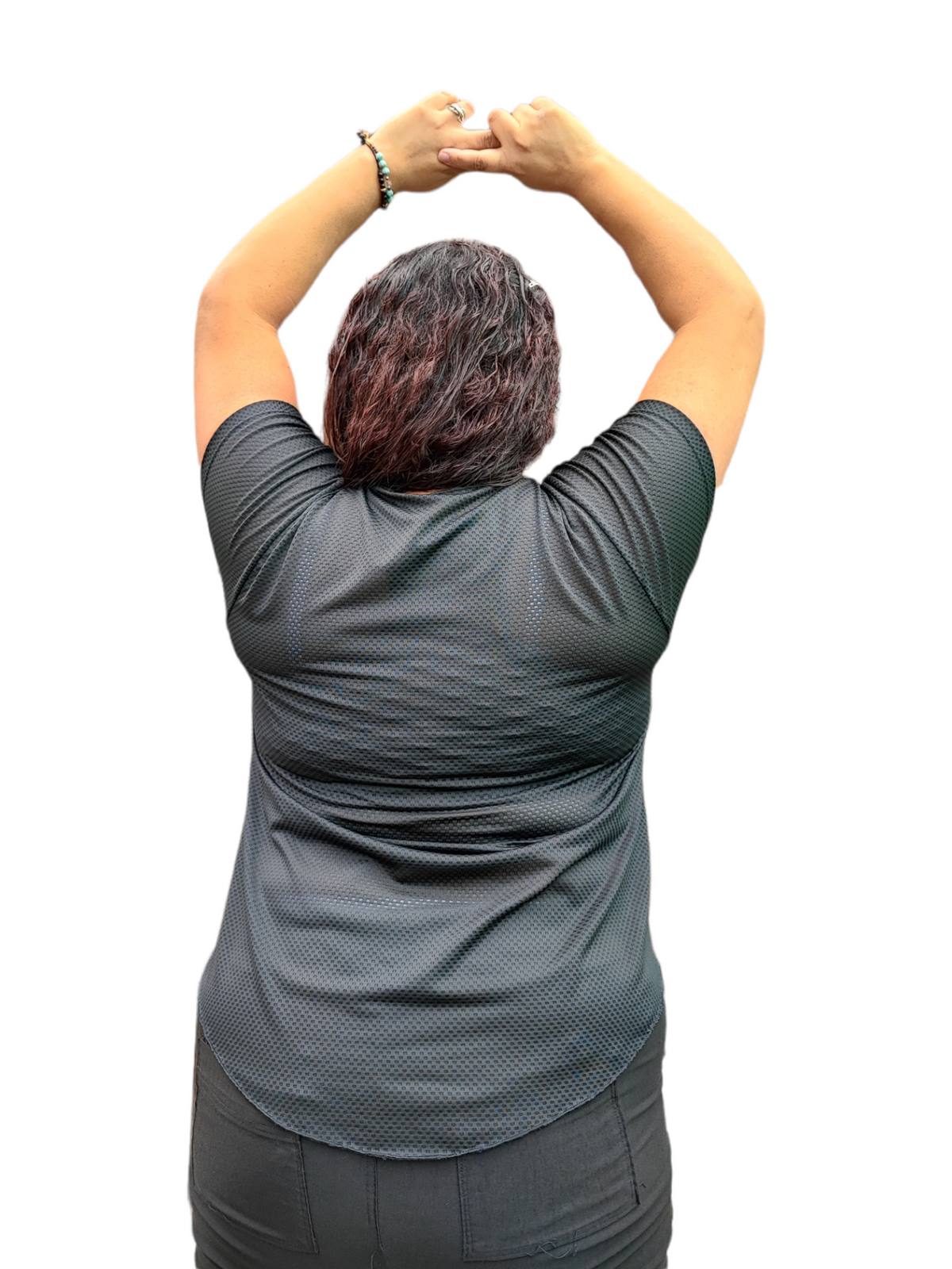 CAMISETA MANGA CORTA MALLA TALLA PLUS OVERSILVER®