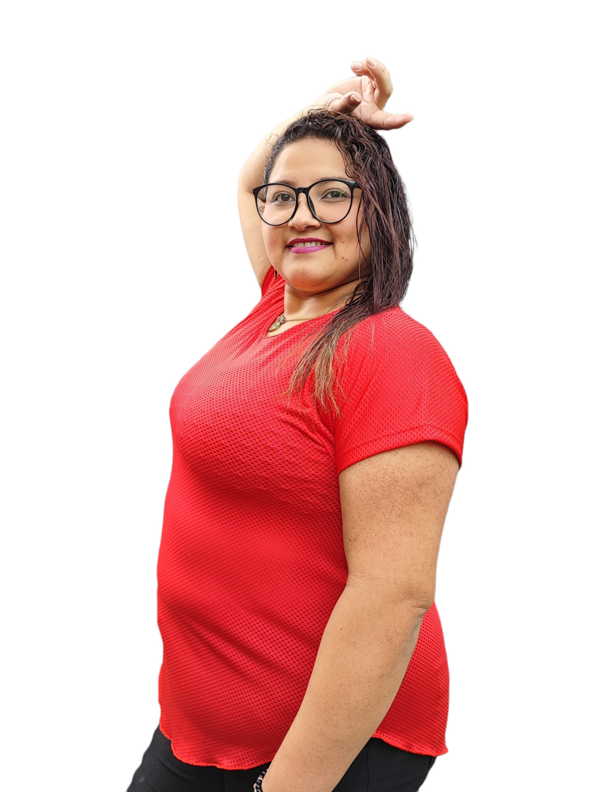 CAMISETA MANGA CORTA MALLA TALLA PLUS OVERSILVER®