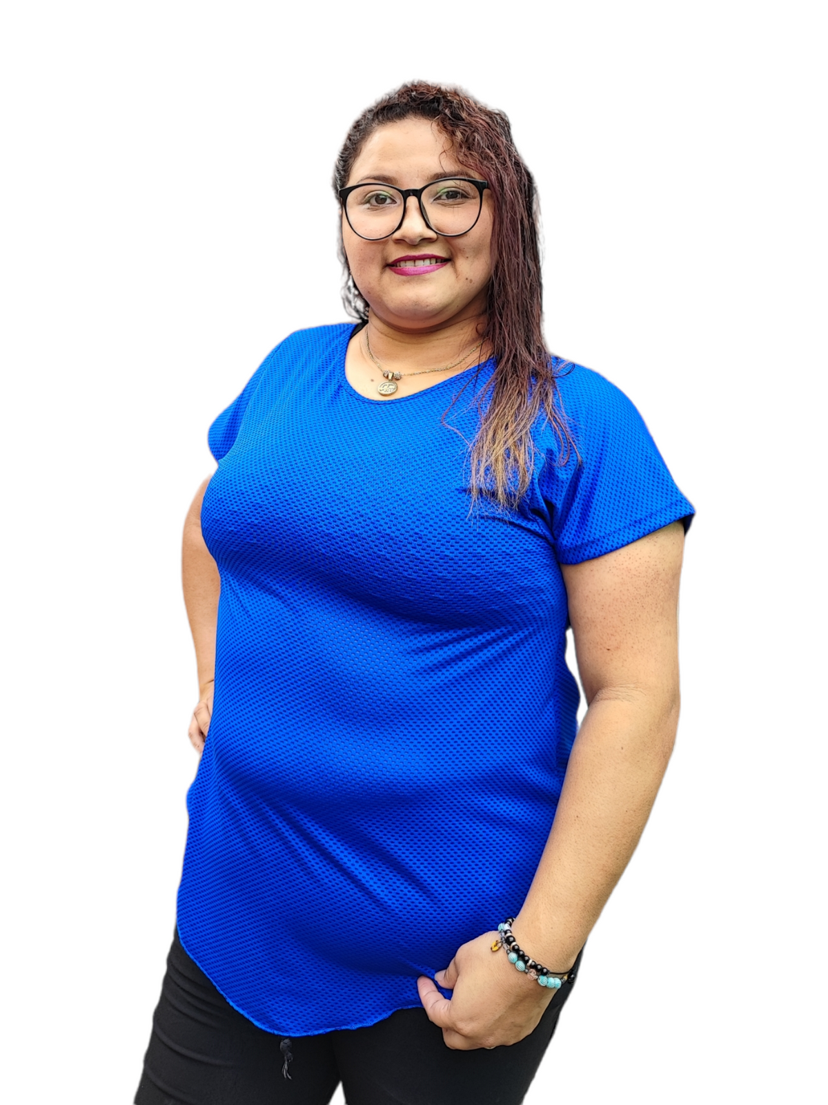 CAMISETA MANGA CORTA MALLA TALLA PLUS OVERSILVER®