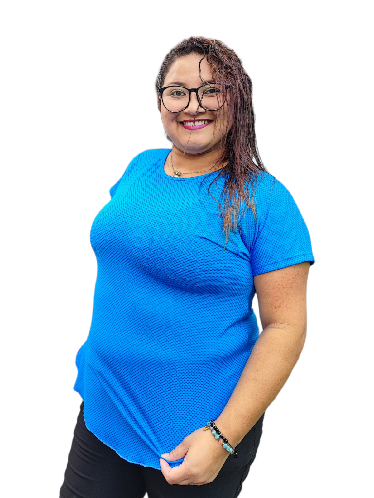 CAMISETA MANGA CORTA MALLA TALLA PLUS OVERSILVER®