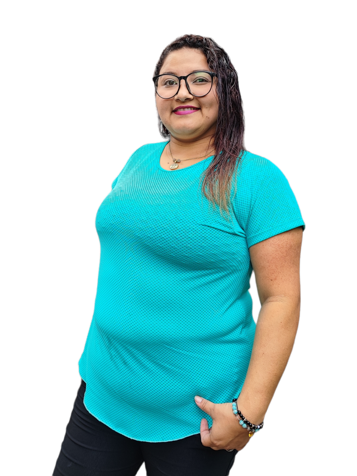 CAMISETA MANGA CORTA MALLA TALLA PLUS OVERSILVER®