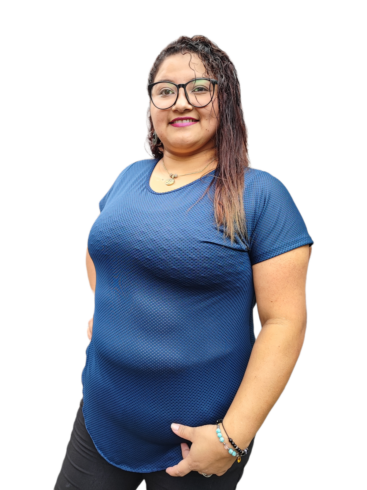 CAMISETA MANGA CORTA MALLA TALLA PLUS OVERSILVER®