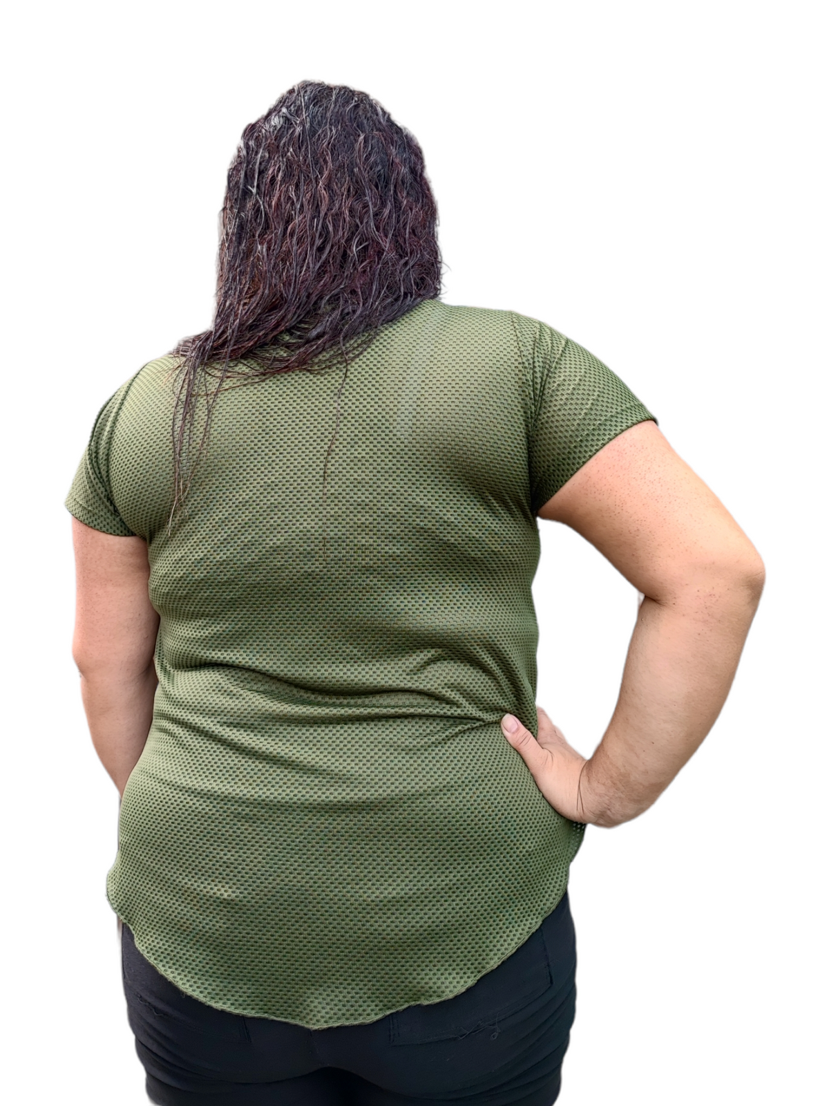 CAMISETA MANGA CORTA MALLA TALLA PLUS OVERSILVER®