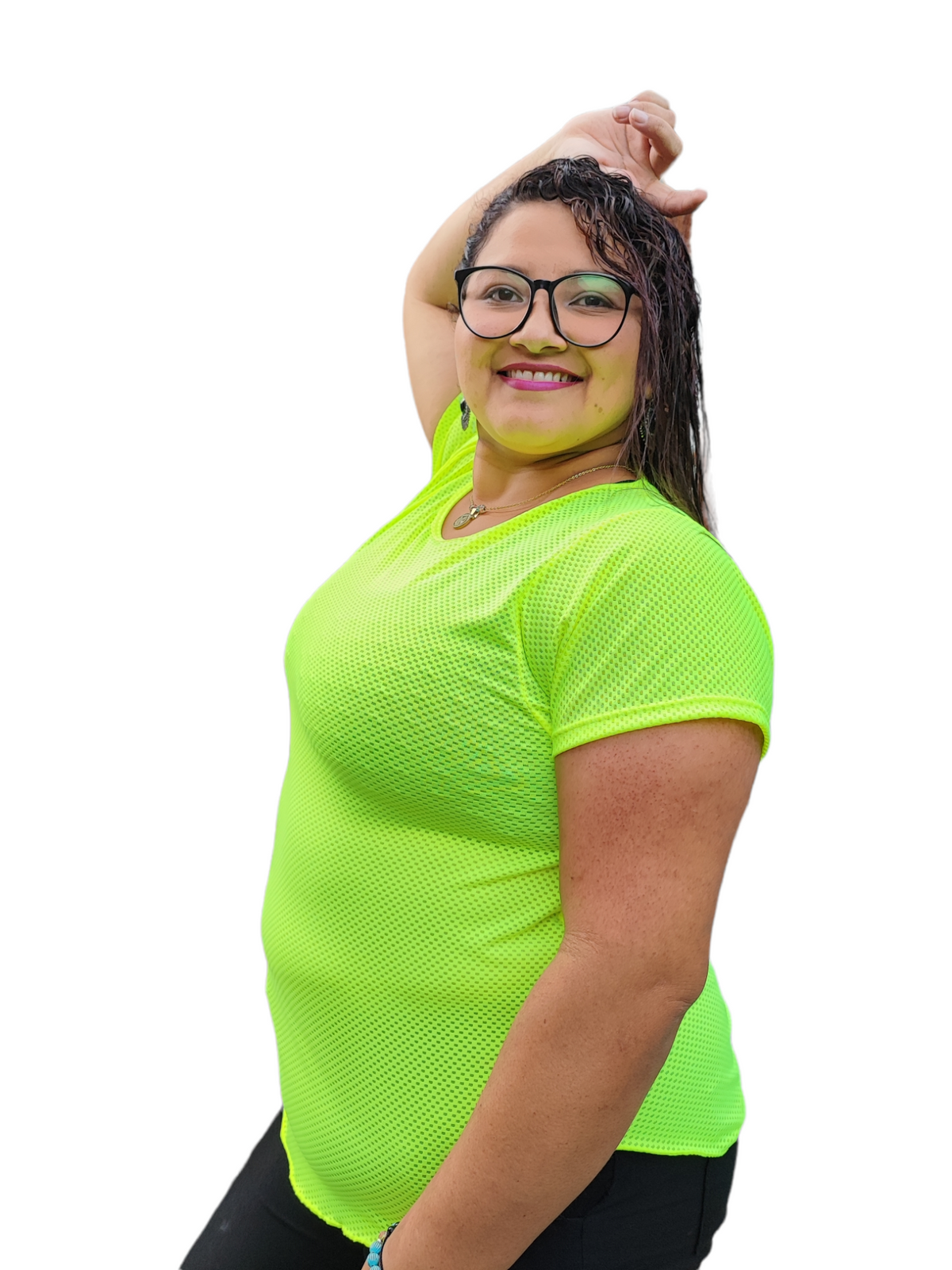 CAMISETA MANGA CORTA MALLA TALLA PLUS OVERSILVER®