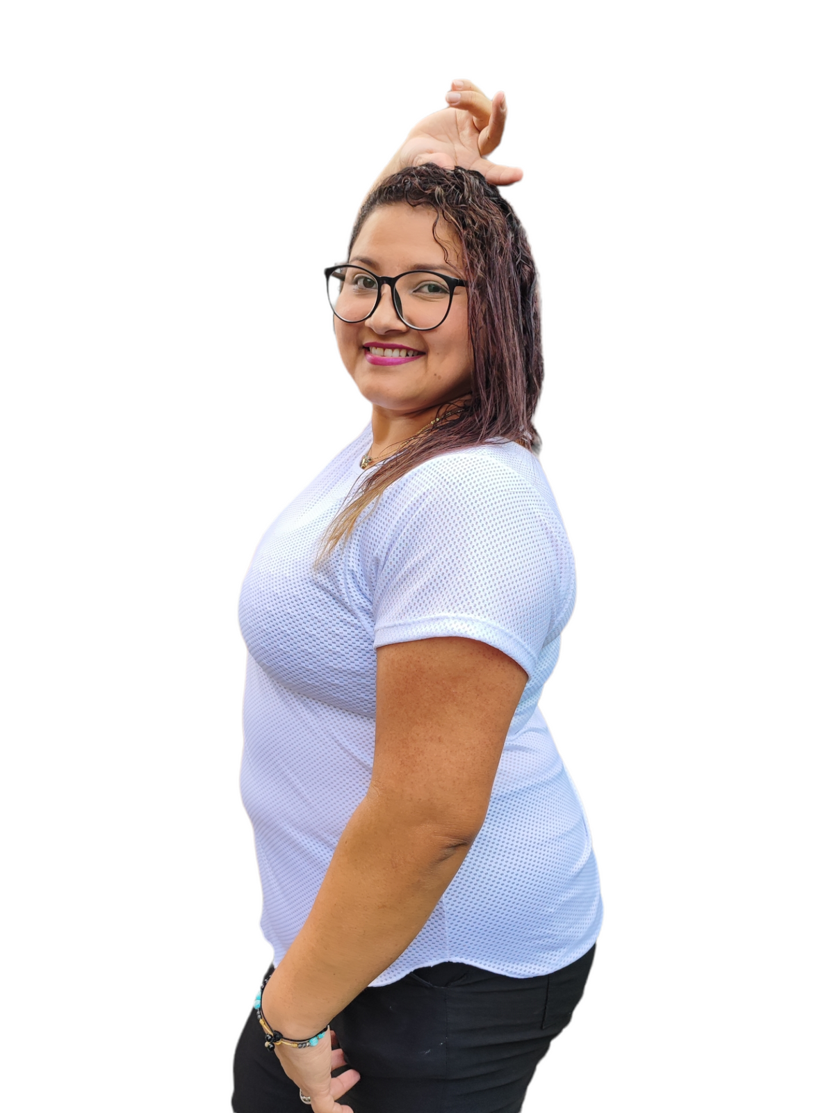 CAMISETA MANGA CORTA MALLA TALLA PLUS OVERSILVER®
