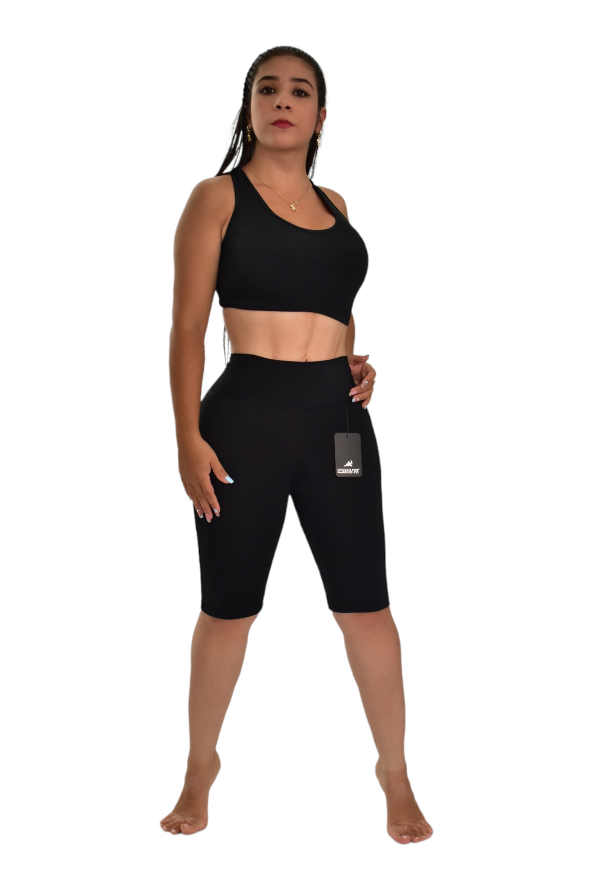 BIKER SET 2 PIEZAS NEWGYM NEGRO oversilvercolombia
