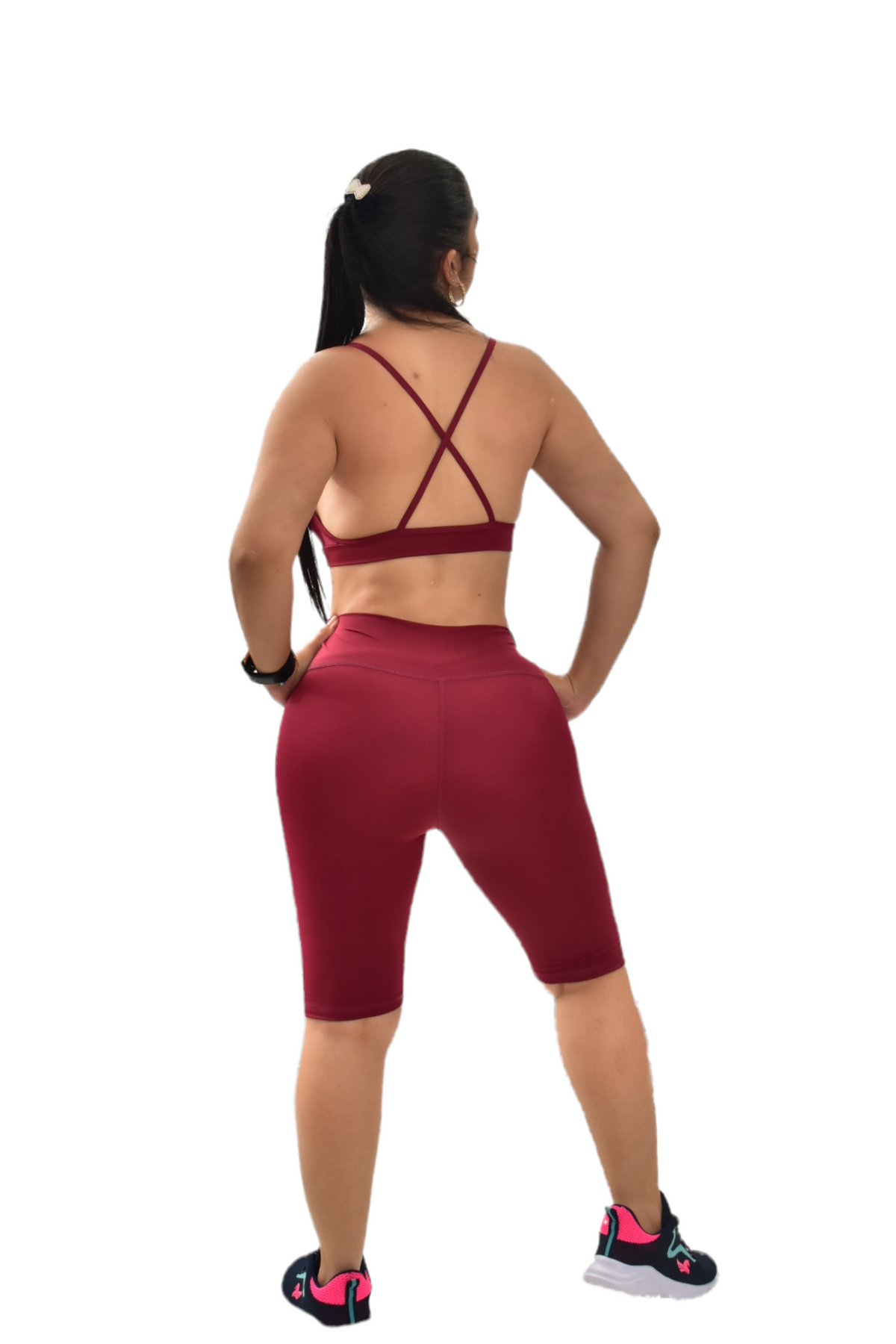 BIKER SET 2 PIEZAS NEWGYM VINOTINTO oversilvercolombia