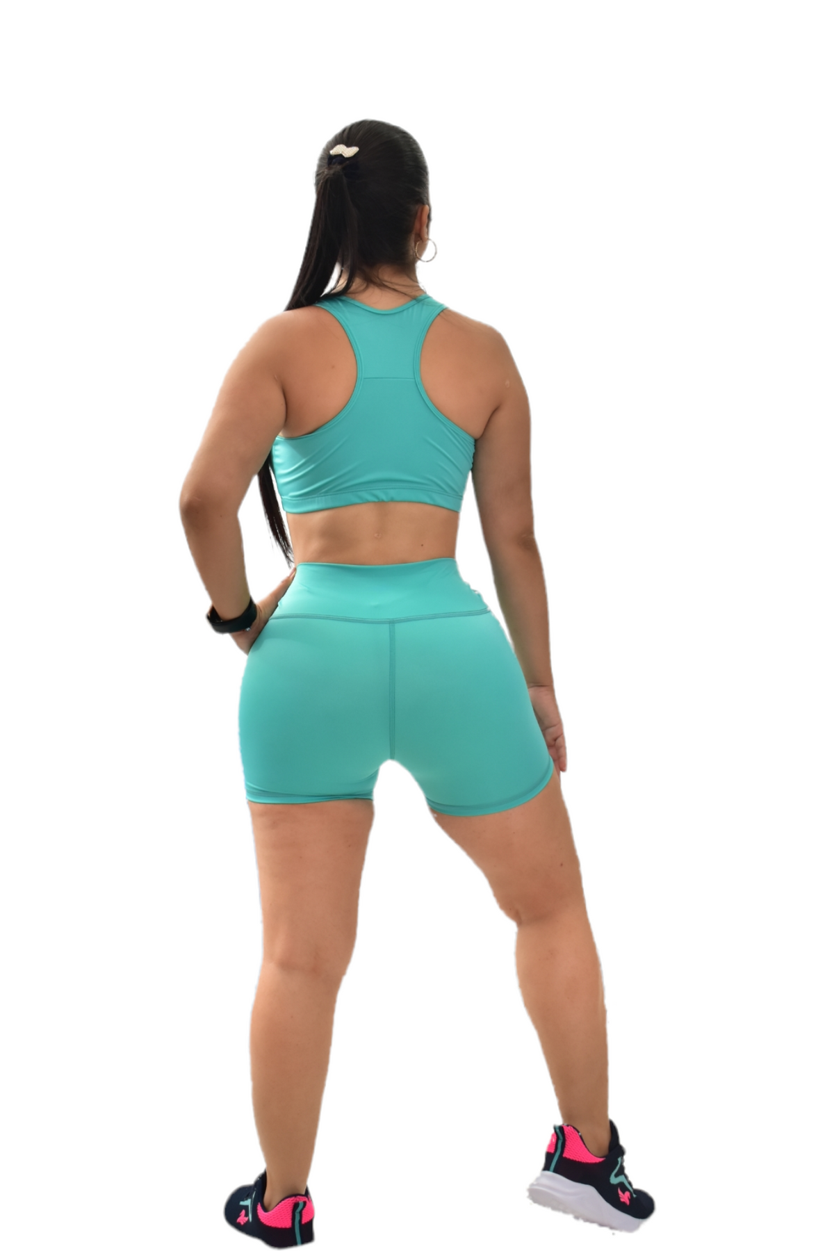 SHORT SET 2 PIEZAS NEWGYM VERDE MENTA oversilvercolombia