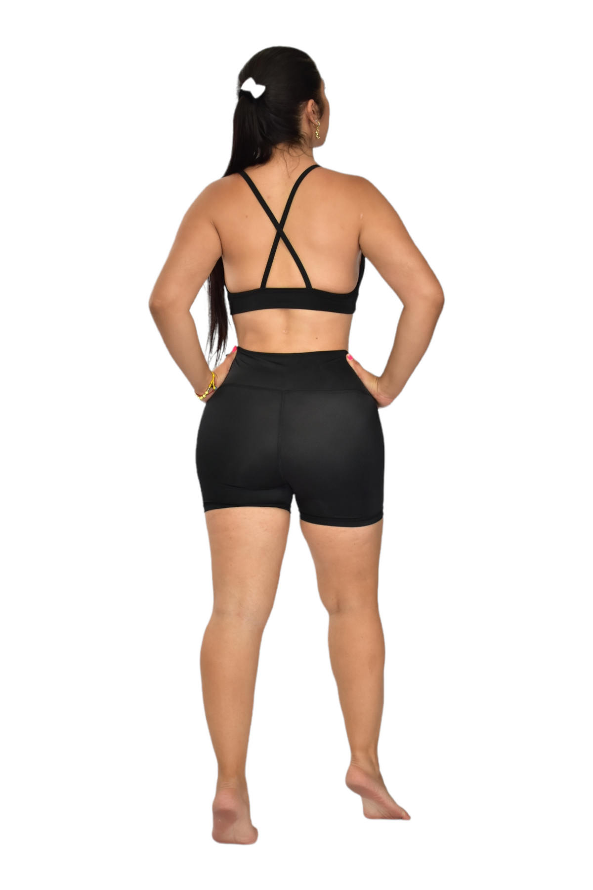 SHORT SET 2 PIEZAS NEWGYM NEGRO oversilvercolombia