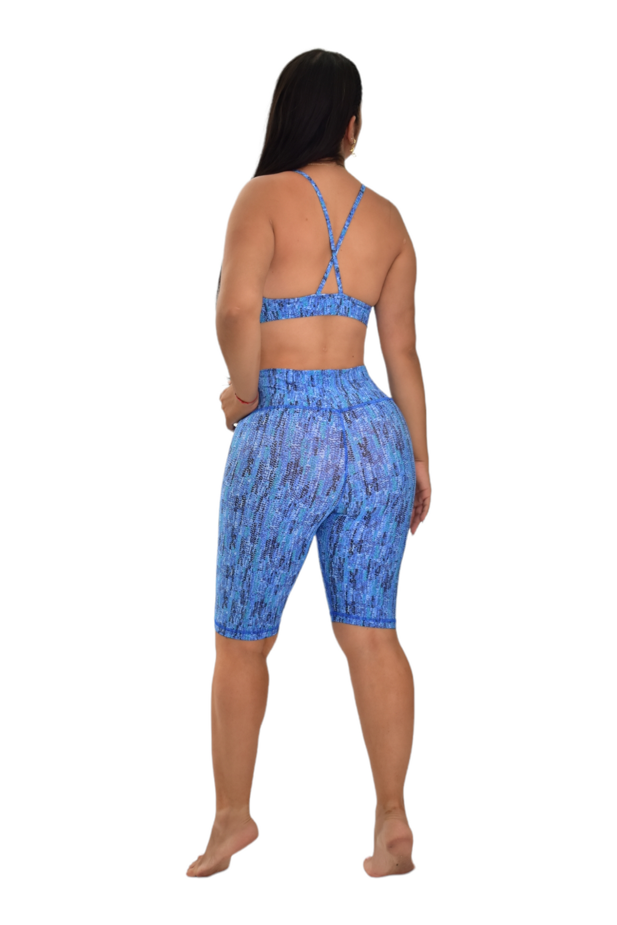 BIKER SET 2 PIEZAS PREMIUMTEX AZUL CUADRO oversilvercolombia
