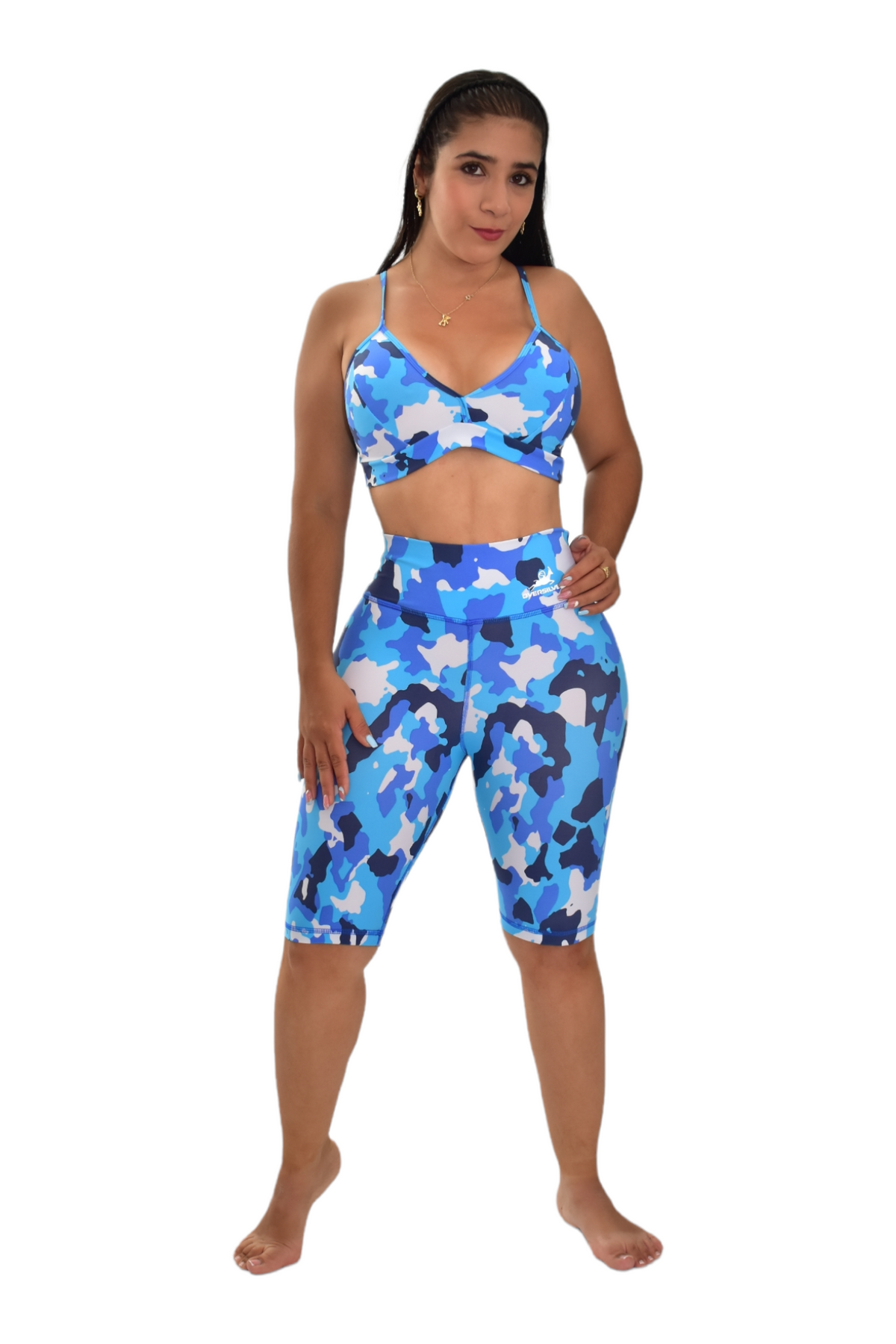 BIKER SET 2 PIEZAS PREMIUMTEX MILITAR AZUL oversilvercolombia