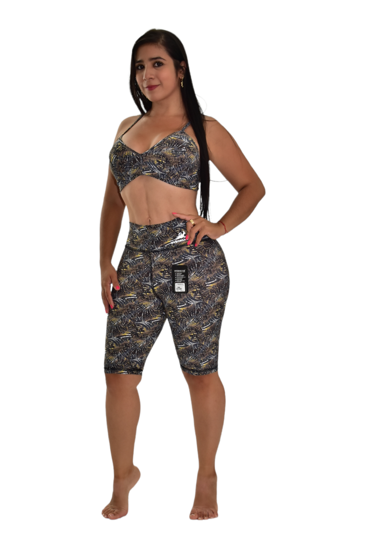 BIKER SET 2 PIEZAS PREMIUMTEX MADERA LEOPARDO oversilvercolombia