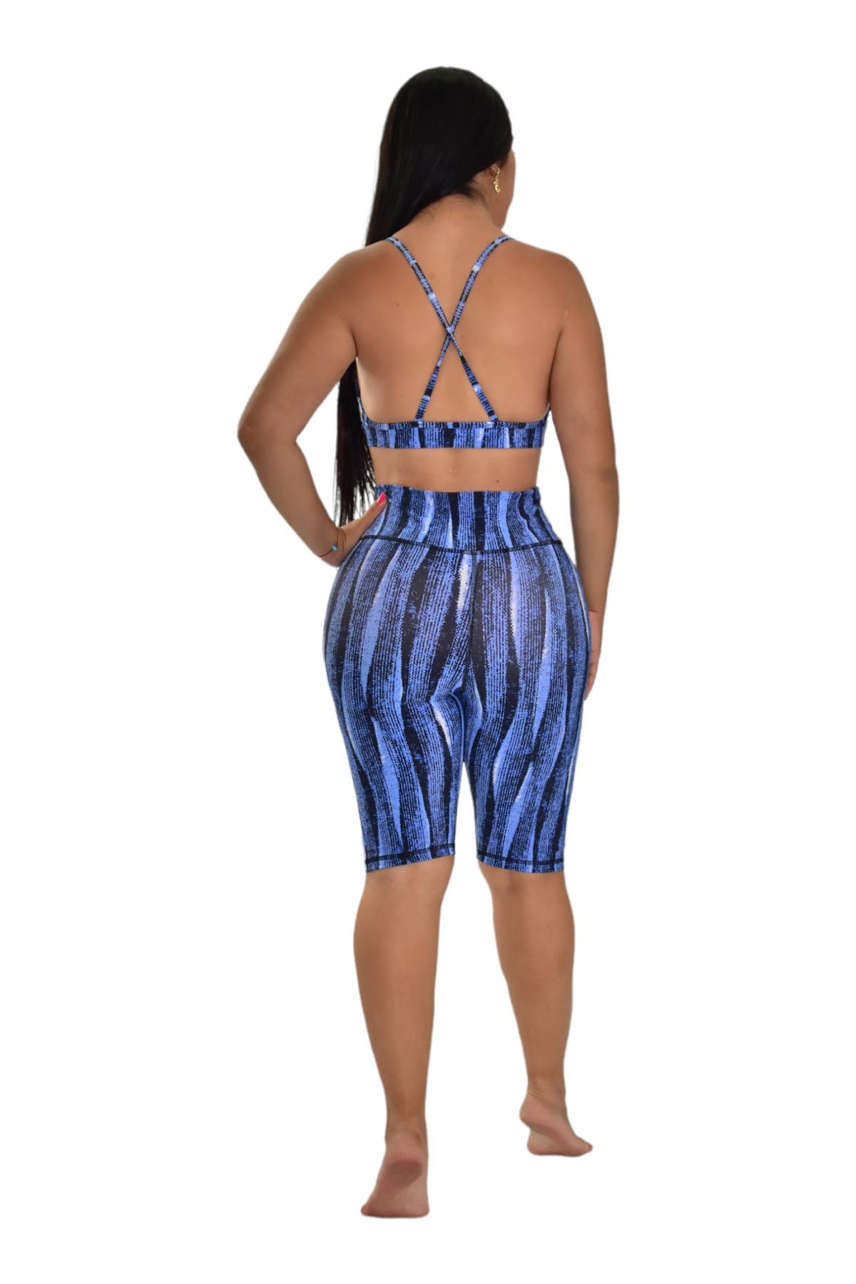 BIKER SET 2 PIEZAS PREMIUMTEX AZUL RALLADO oversilvercolombia