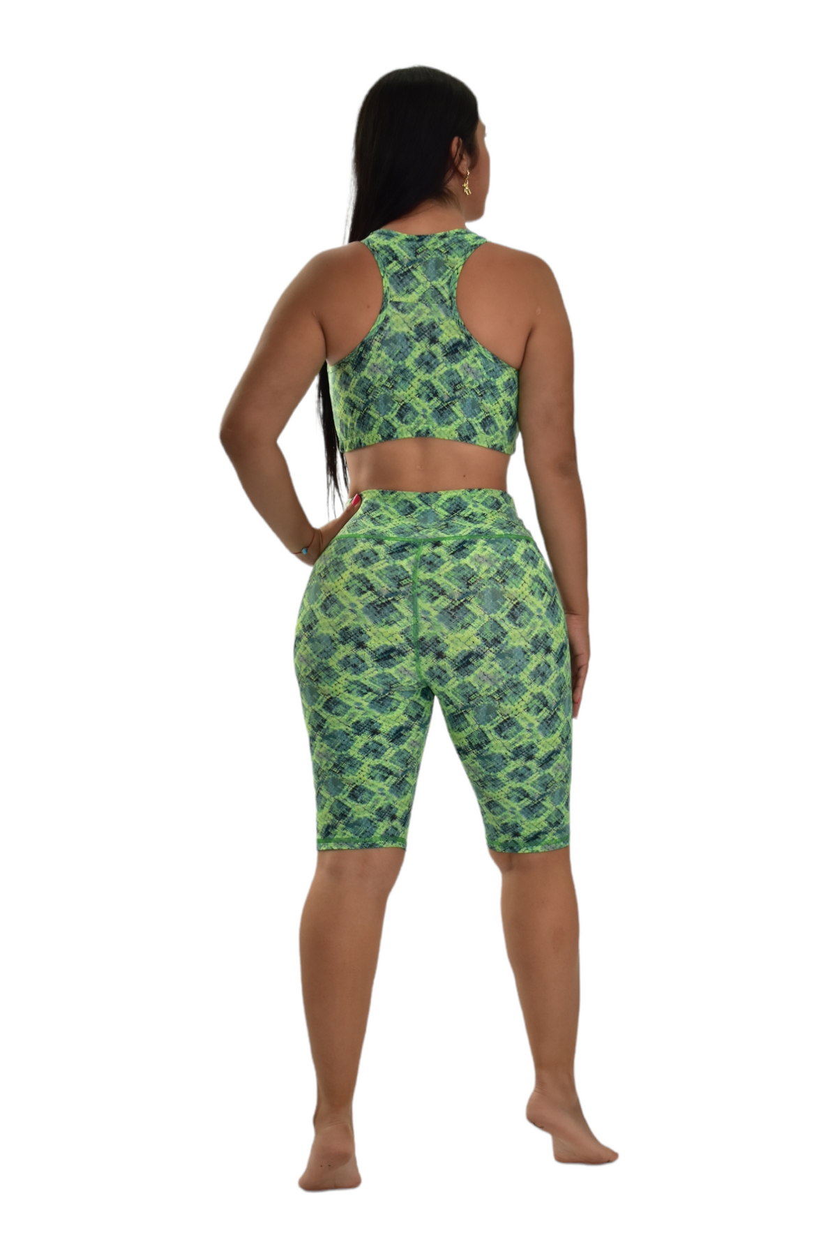 BIKER SET 2 PIEZAS PREMIUMTEX VERDE ROMBO oversilvercolombia