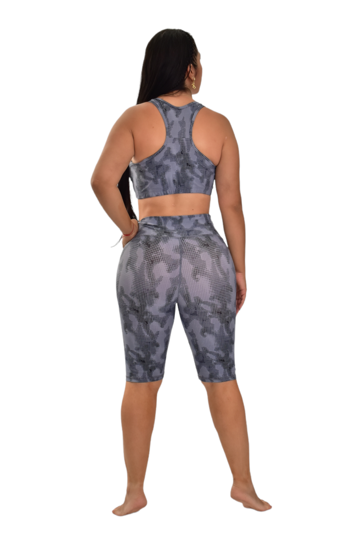 BIKER SET 2 PIEZAS PREMIUMTEX GRIS MILITAR CUADRO oversilvercolombia