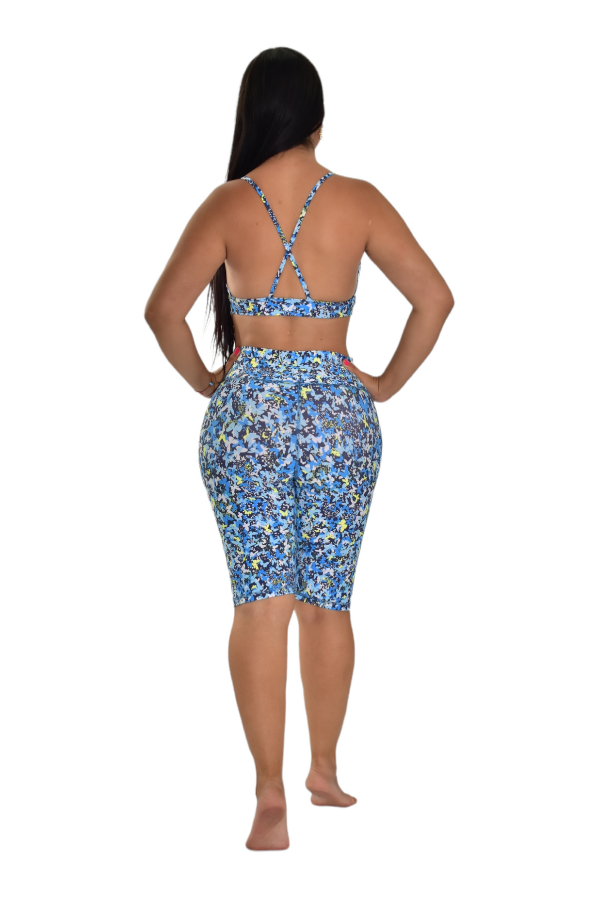 BIKER SET 2 PIEZAS PREMIUMTEX AZUL MARIPOSA oversilvercolombia