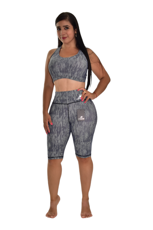 BIKER SET 2 PIEZAS PREMIUMTEX GRIS RALLAS oversilvercolombia