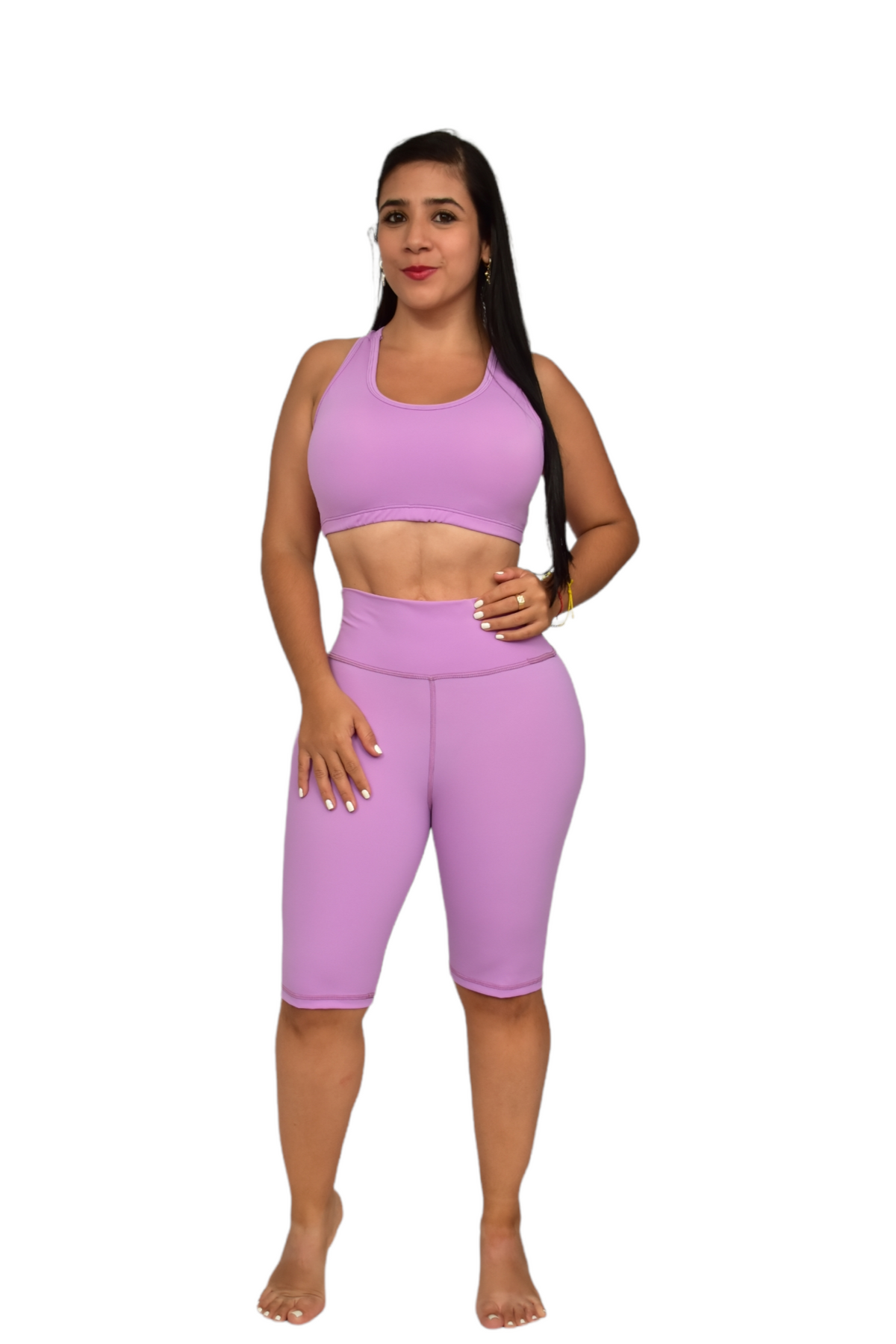 BIKER SET 2 PIEZAS PREMIUMTEX LILA oversilvercolombia