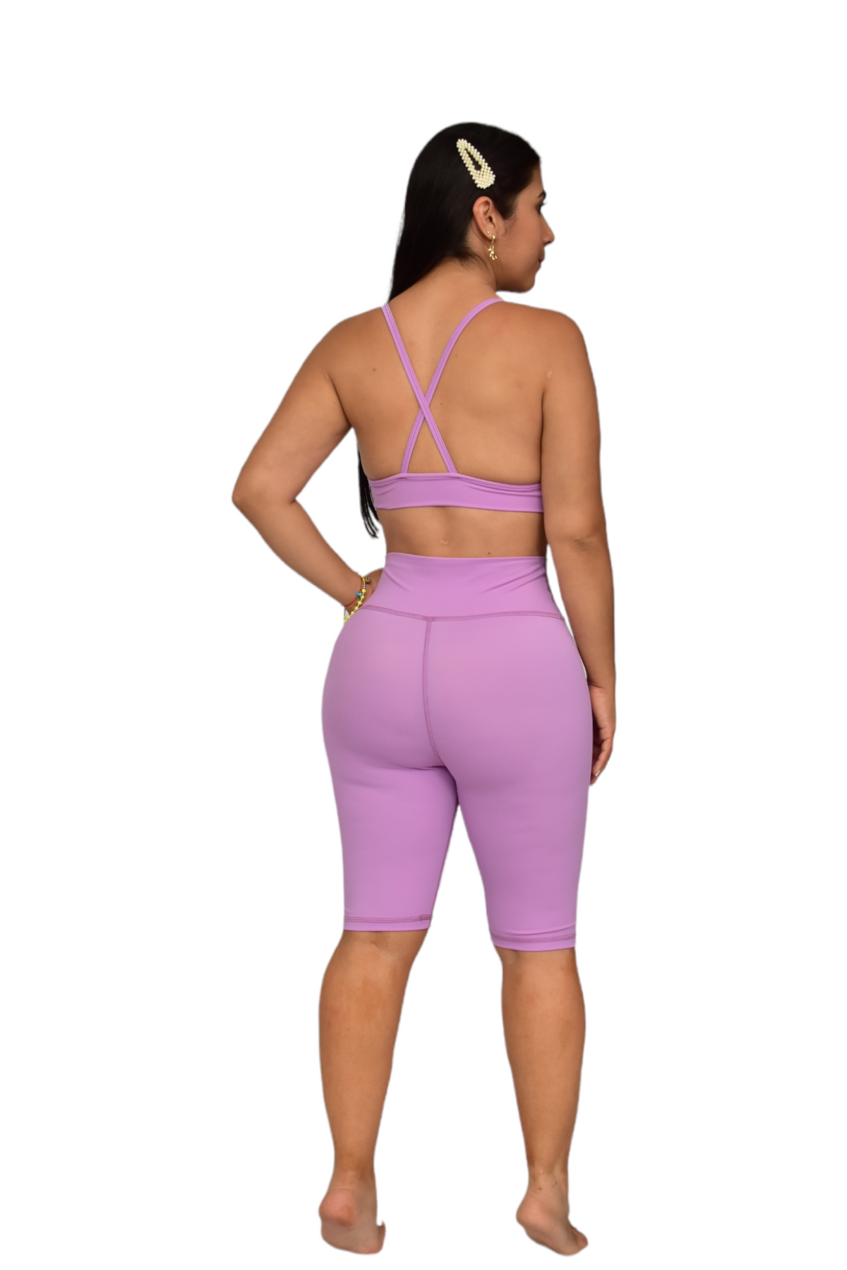 BIKER SET 2 PIEZAS PREMIUMTEX LILA oversilvercolombia