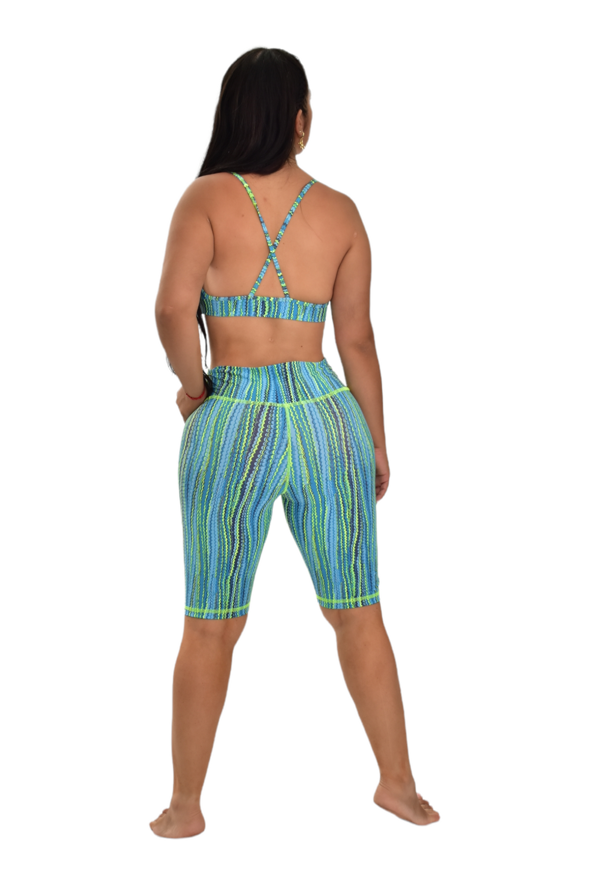 BIKER SET 2 PIEZAS PREMIUMTEX VERDE ESCAMA oversilvercolombia