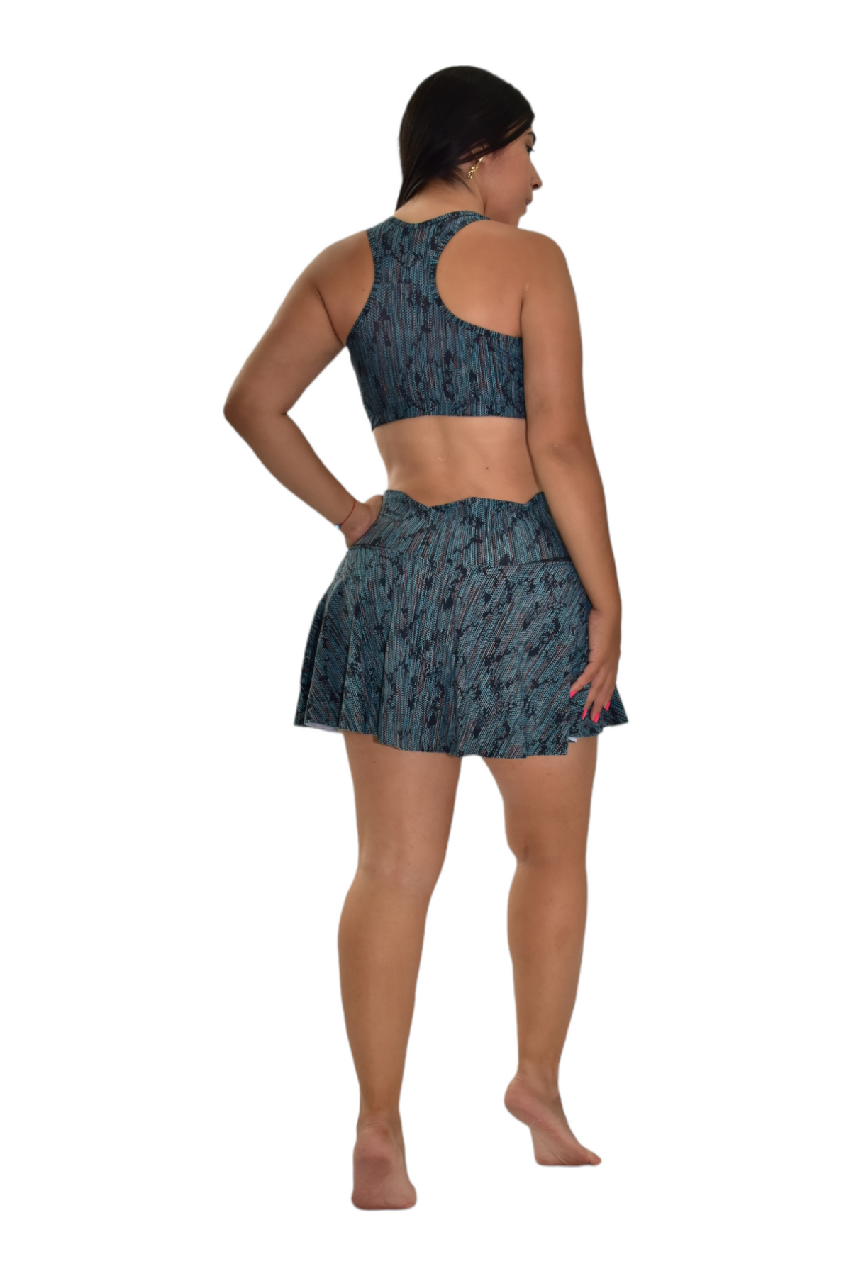 FALDA SHORT SET 2 PIEZAS PREMIUMTEX TURQUIE RALLAS oversilvercolombia