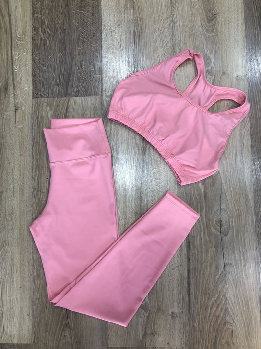 LEGGINS  SET 2 PIEZAS PREMIUMTEX ROSADO CLARO