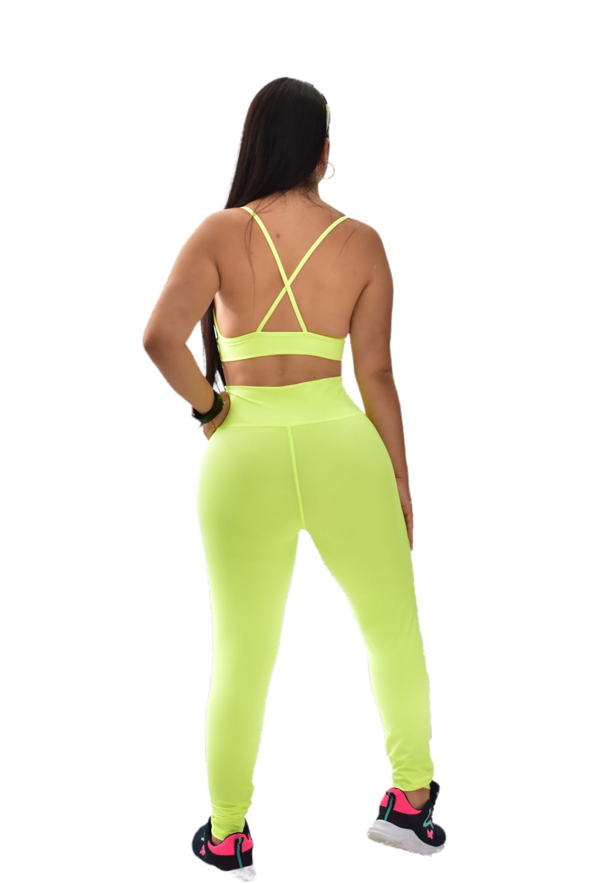 LEGGINS SET 2 PIEZAS PREMIUMTEX VERDE NEON oversilvercolombia