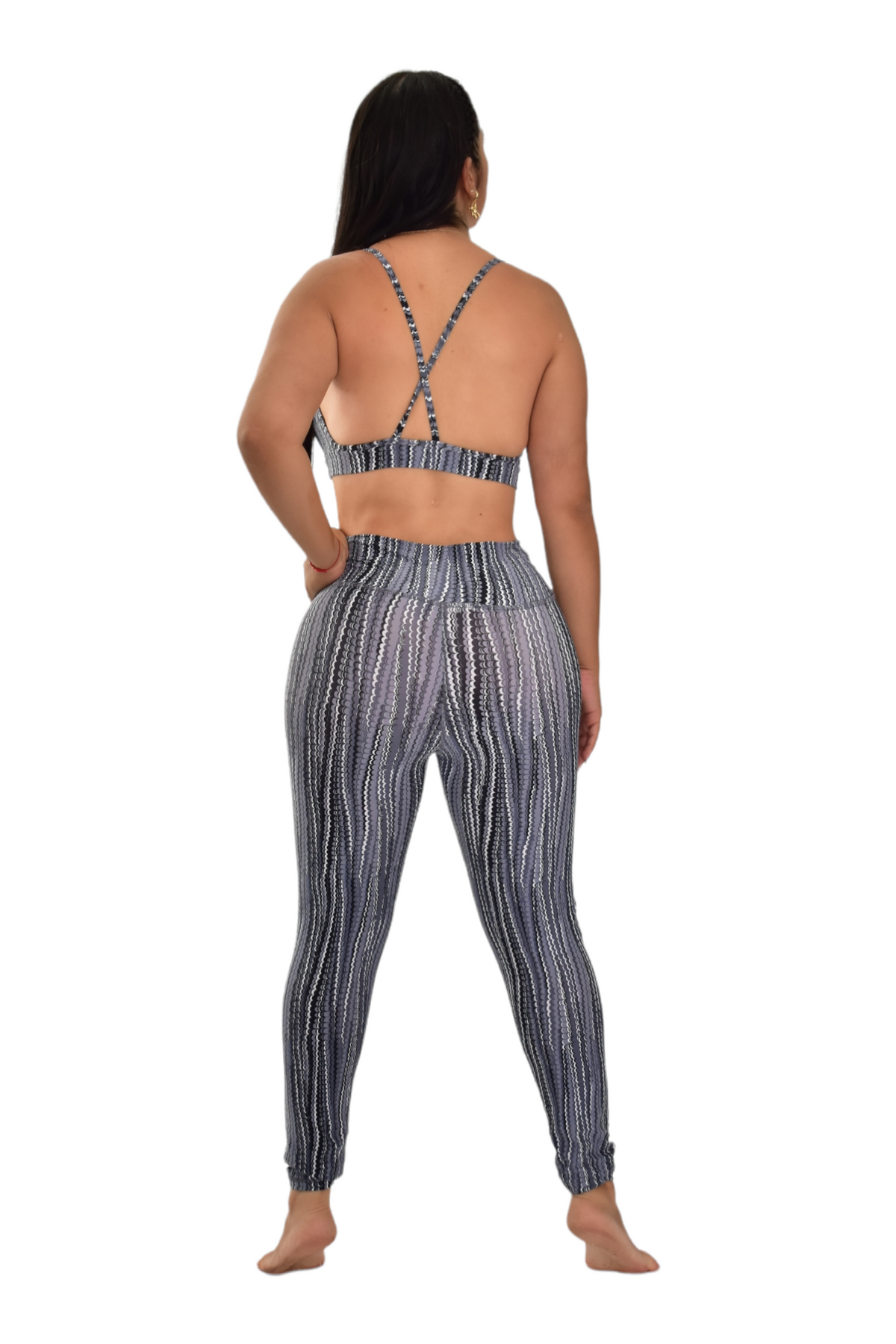 LEGGINS SET 2 PIEZAS PREMIUMTEX GRIS ESCAMA oversilvercolombia