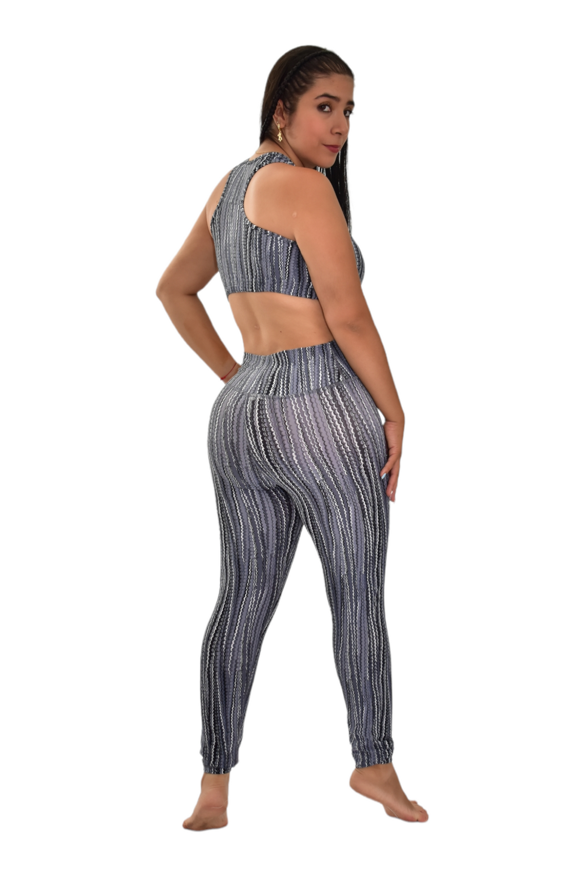 LEGGINS SET 2 PIEZAS PREMIUMTEX GRIS ESCAMA oversilvercolombia
