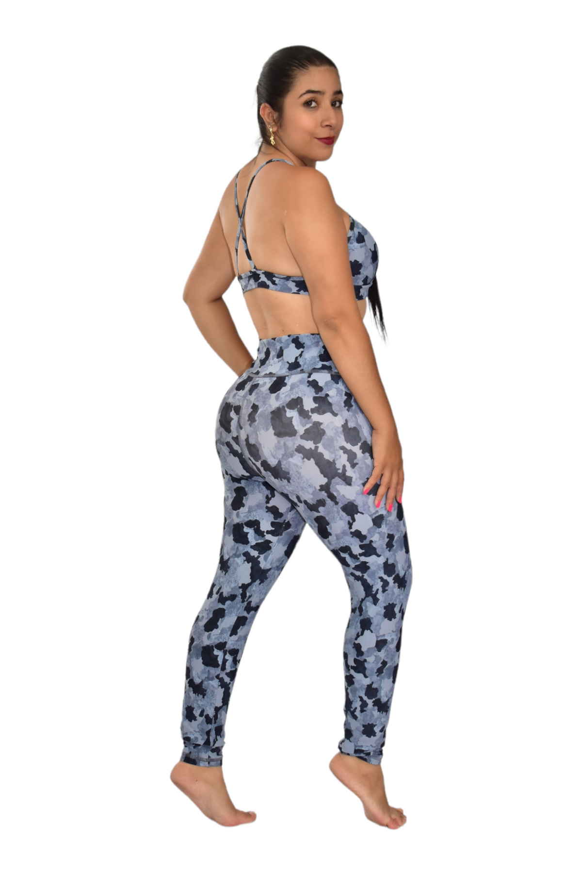 LEGGINS PREMIUMTEX SET 2 PIEZAS - GRIS MANCHA NEGRO oversilvercolombia