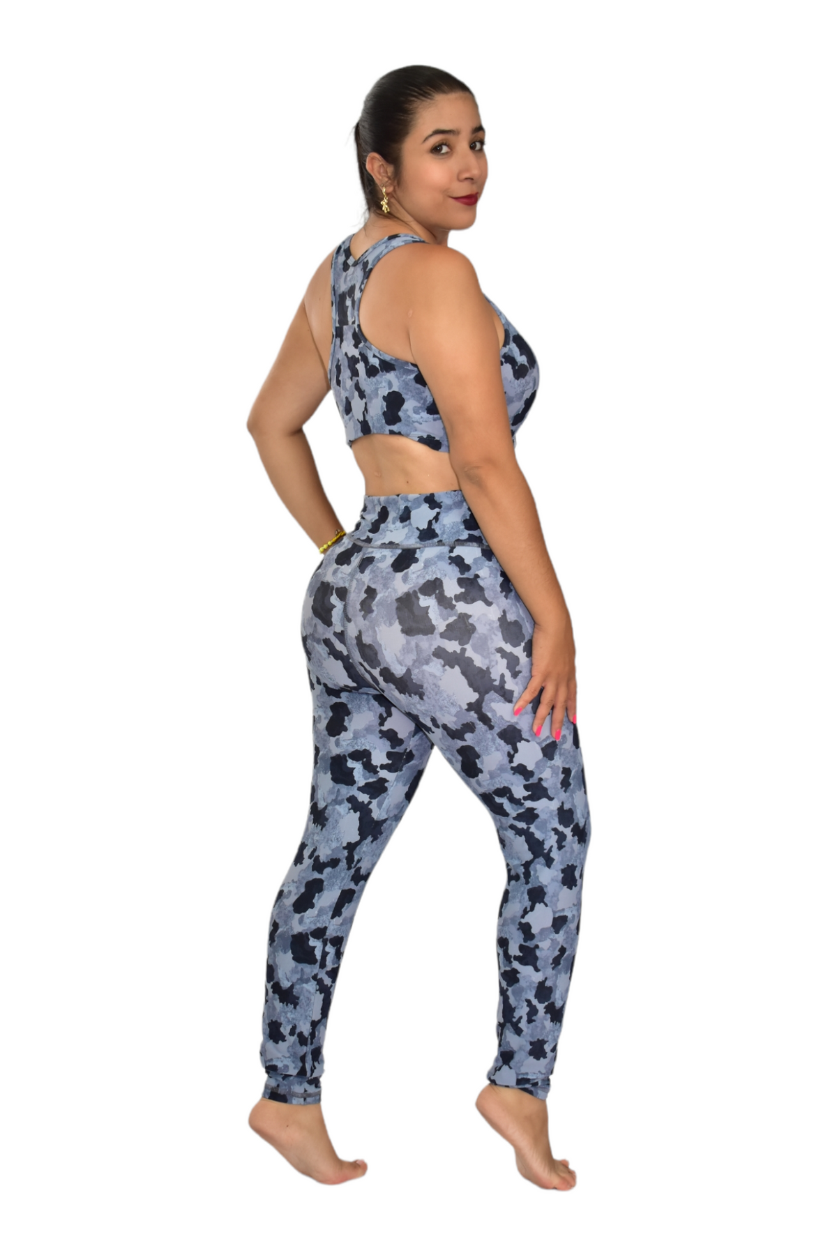 LEGGINS PREMIUMTEX SET 2 PIEZAS - GRIS MANCHA NEGRO oversilvercolombia