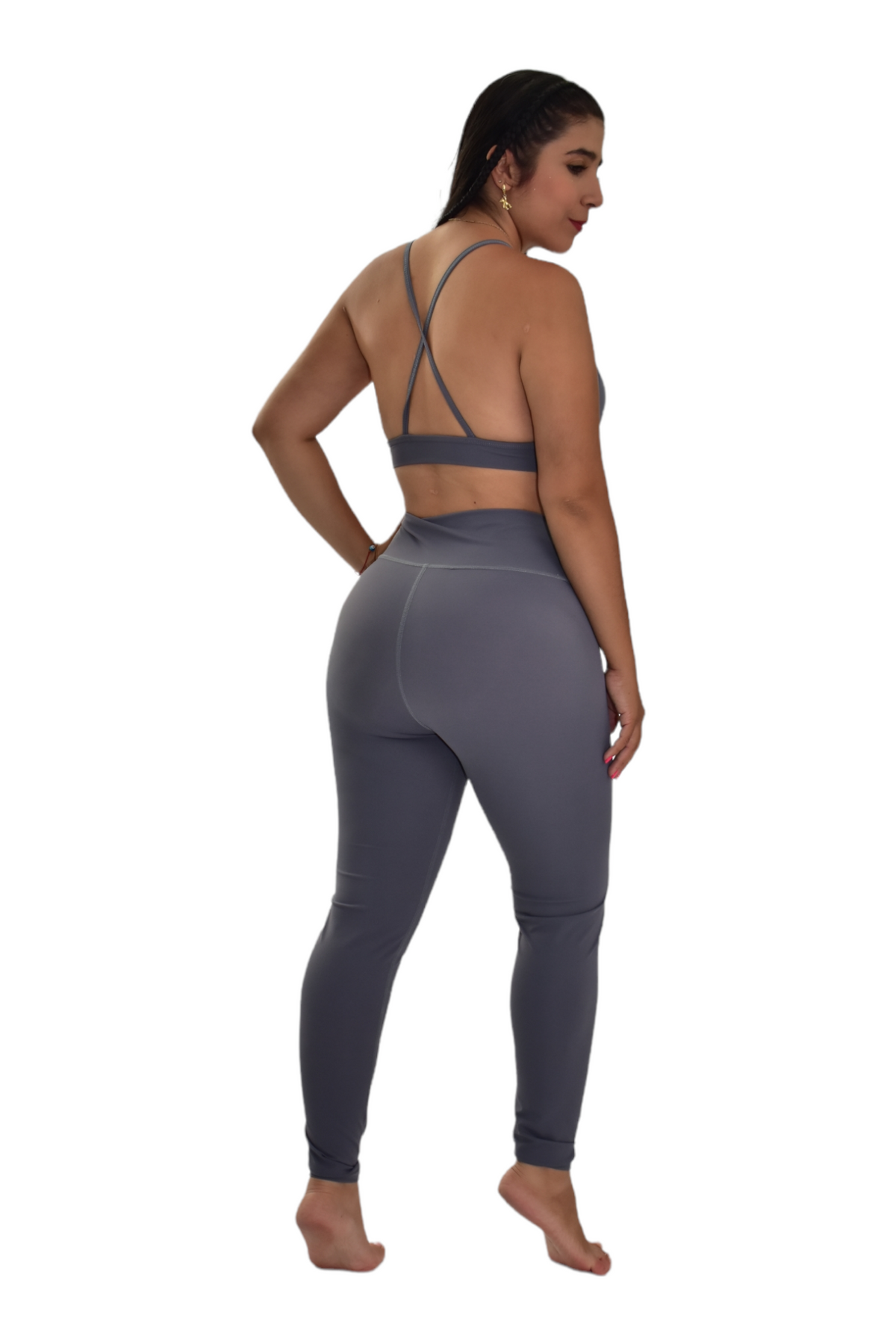 LEGGINS SET 2 PIEZAS PREMIUMTEX GRIS CLARO oversilvercolombia