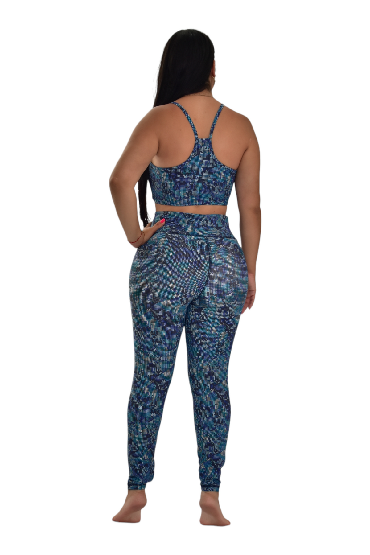 LEGGINS SET 2 PIEZAS PREMIUMTEX AZUL PEPAS oversilvercolombia