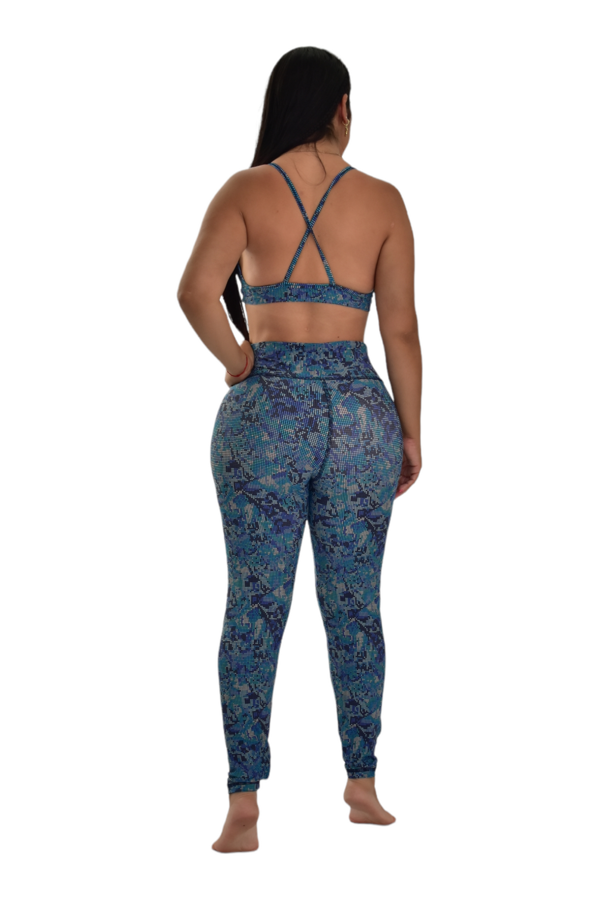 LEGGINS SET 2 PIEZAS PREMIUMTEX AZUL PEPAS oversilvercolombia