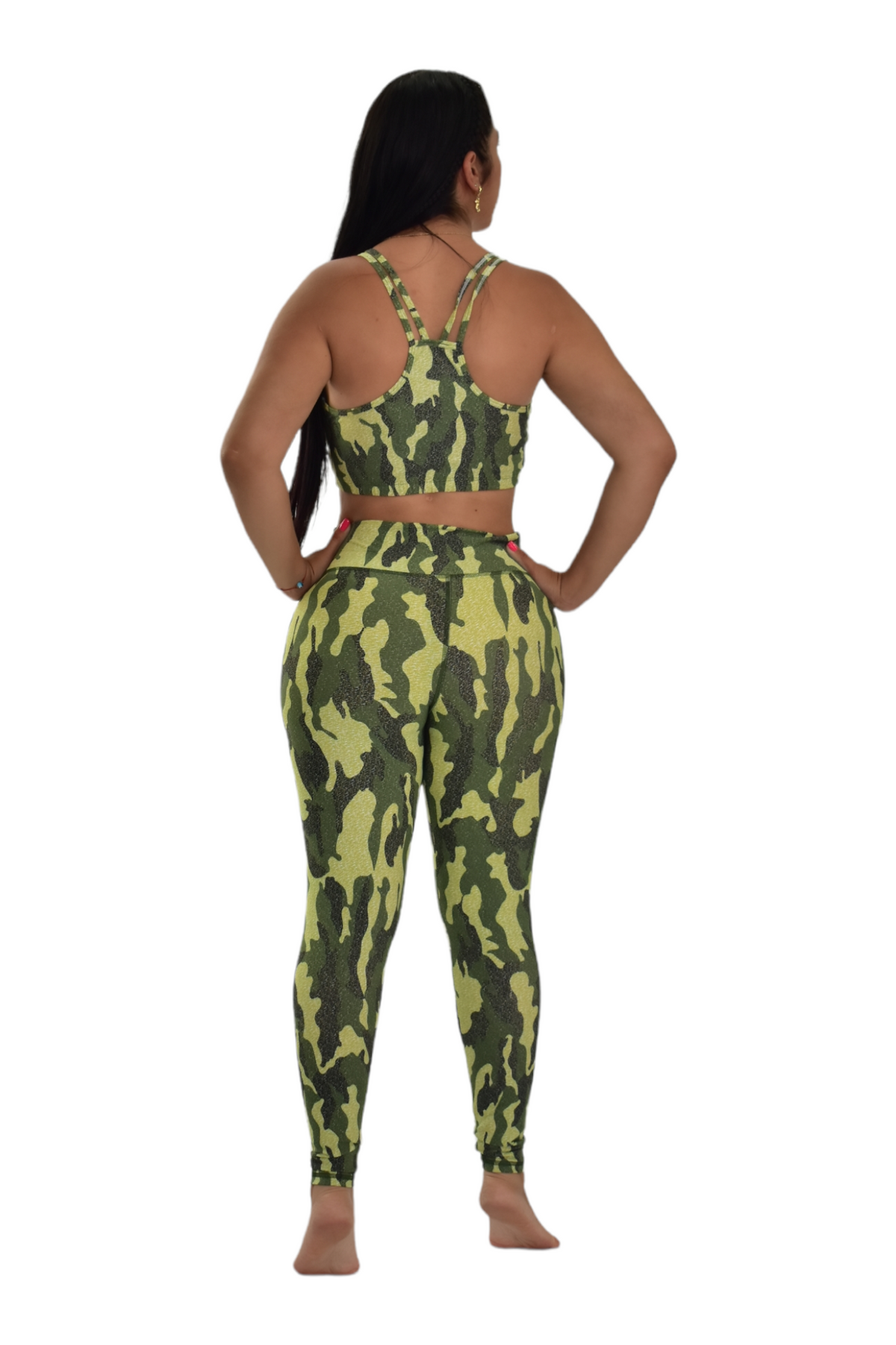 LEGGINS SET 2 PIEZAS PREMIUMTEX MILITAR VERDE oversilvercolombia
