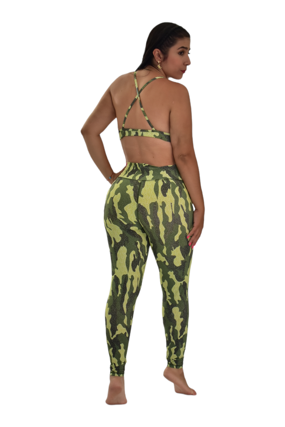 LEGGINS SET 2 PIEZAS PREMIUMTEX MILITAR VERDE oversilvercolombia