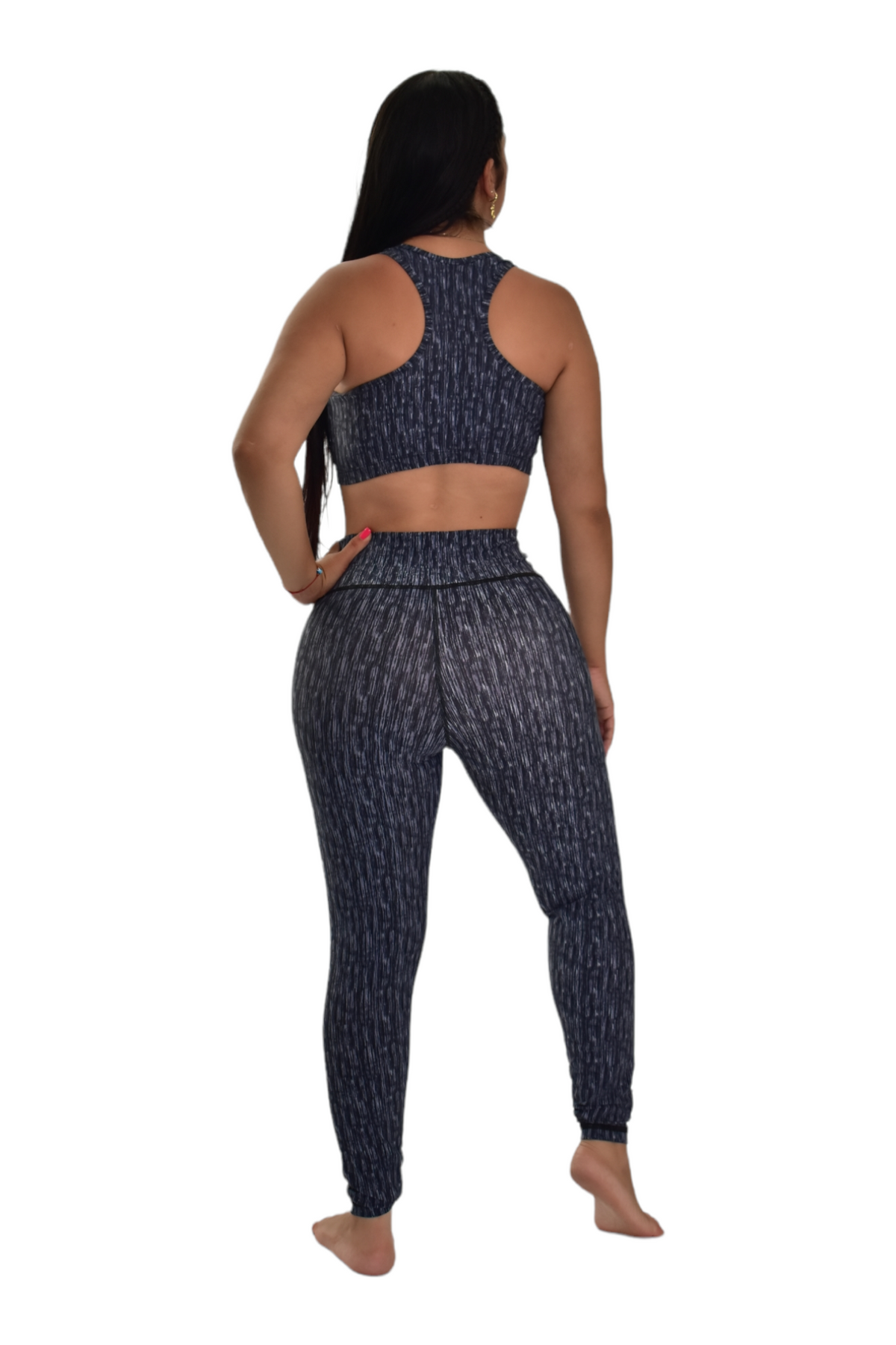 LEGGINS SET 2 PIEZAS PREMIUMTEX GRIS RALLA oversilvercolombia